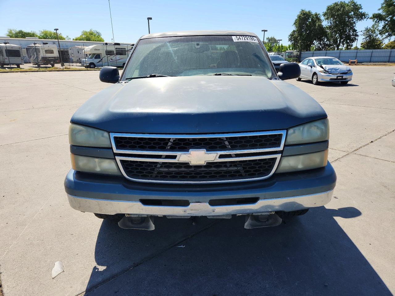 2006 Chevrolet Silverado C1500 Blue vin: 1GCEC19X96Z246794