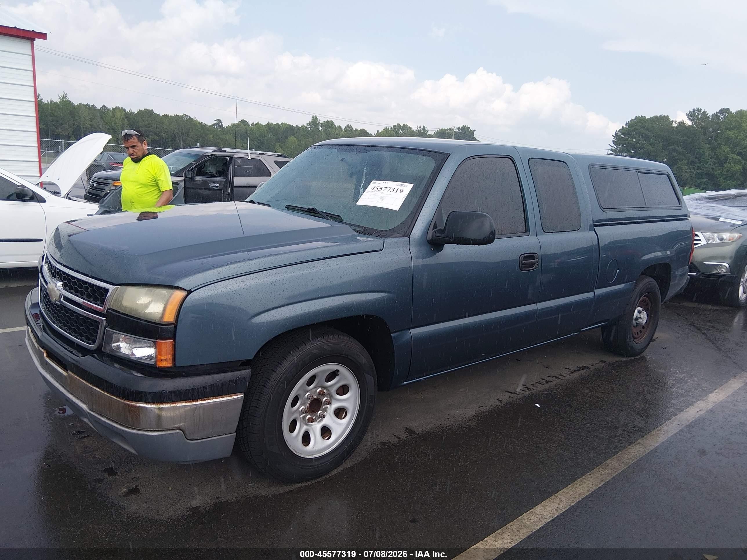 2007 Chevrolet Silverado 1500 Classic Work Truck Teal vin: 1GCEC19X97Z116273