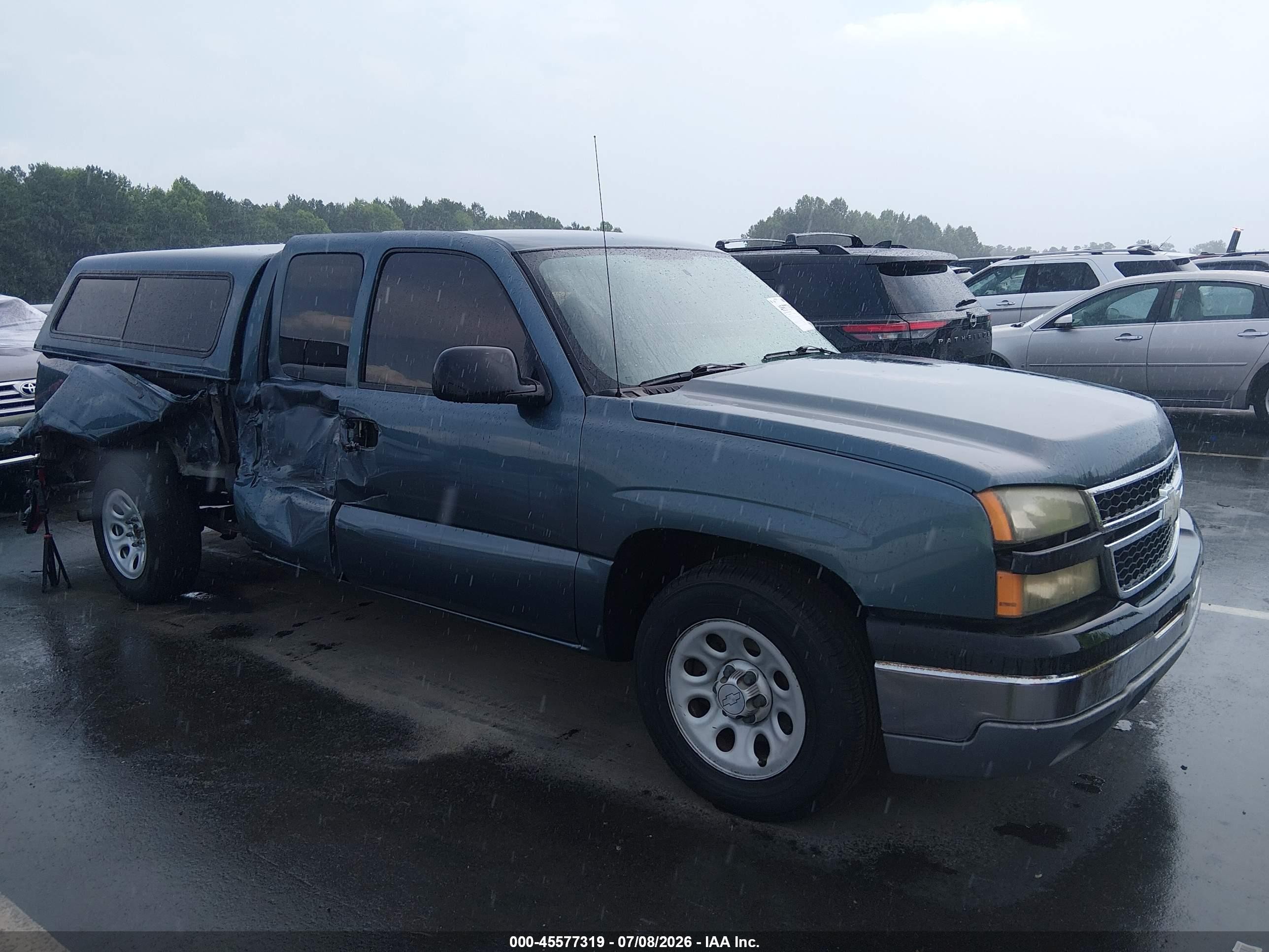 2007 Chevrolet Silverado 1500 Classic Work Truck Teal vin: 1GCEC19X97Z116273