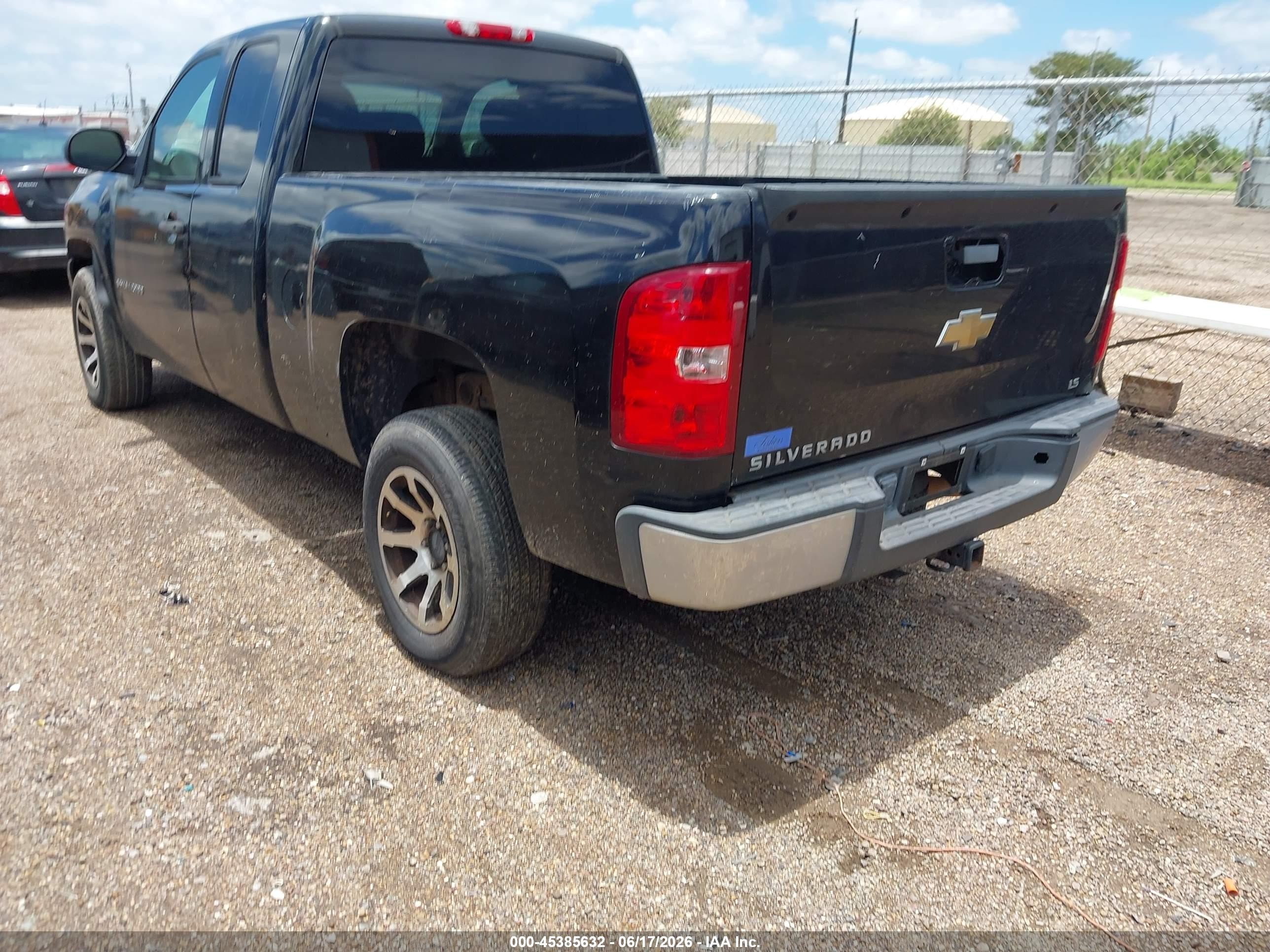 2008 Chevrolet Silverado 1500 Work Truck Черный vin: 1GCEC19X98Z121426