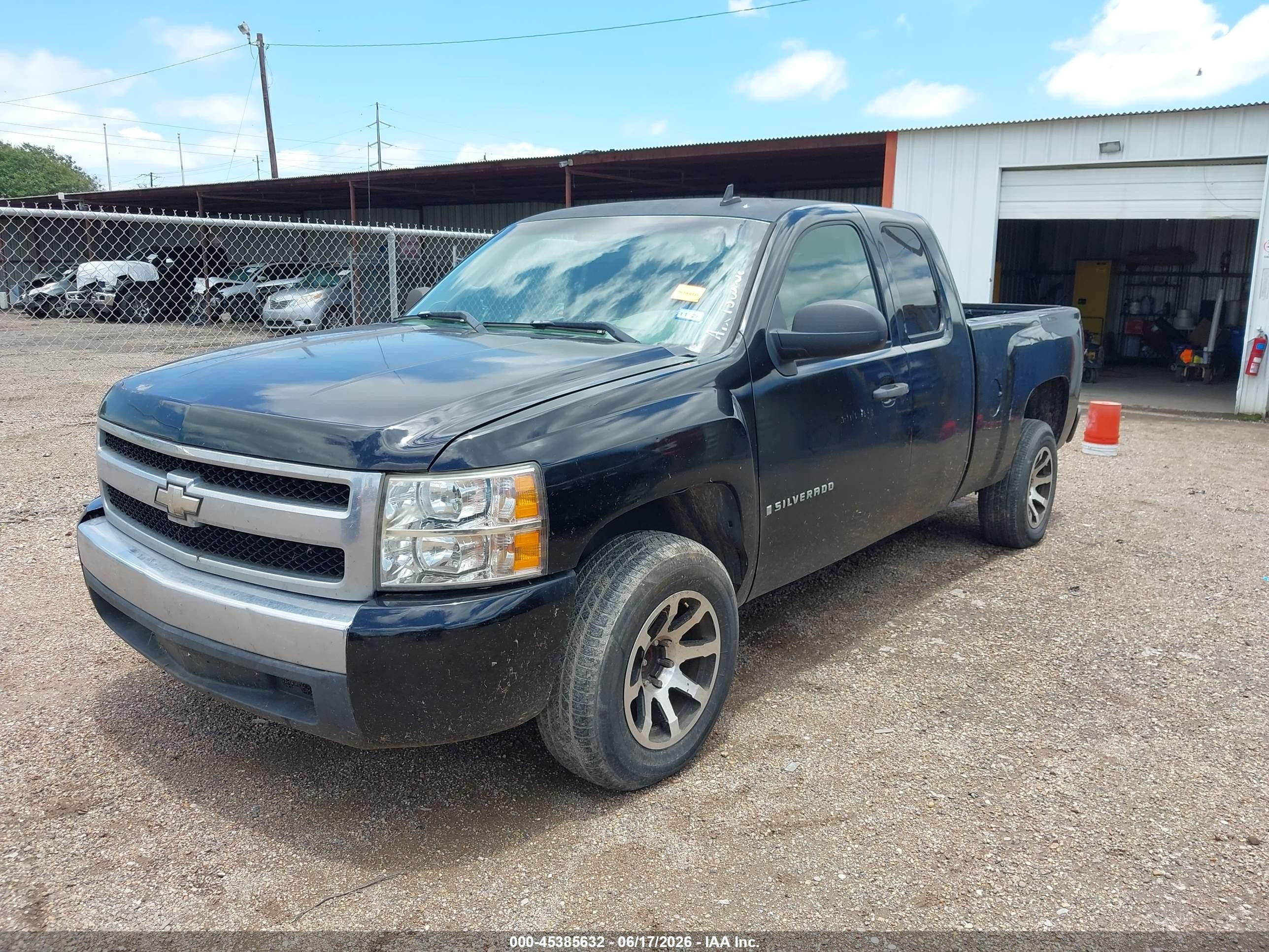 2008 Chevrolet Silverado 1500 Work Truck Черный vin: 1GCEC19X98Z121426