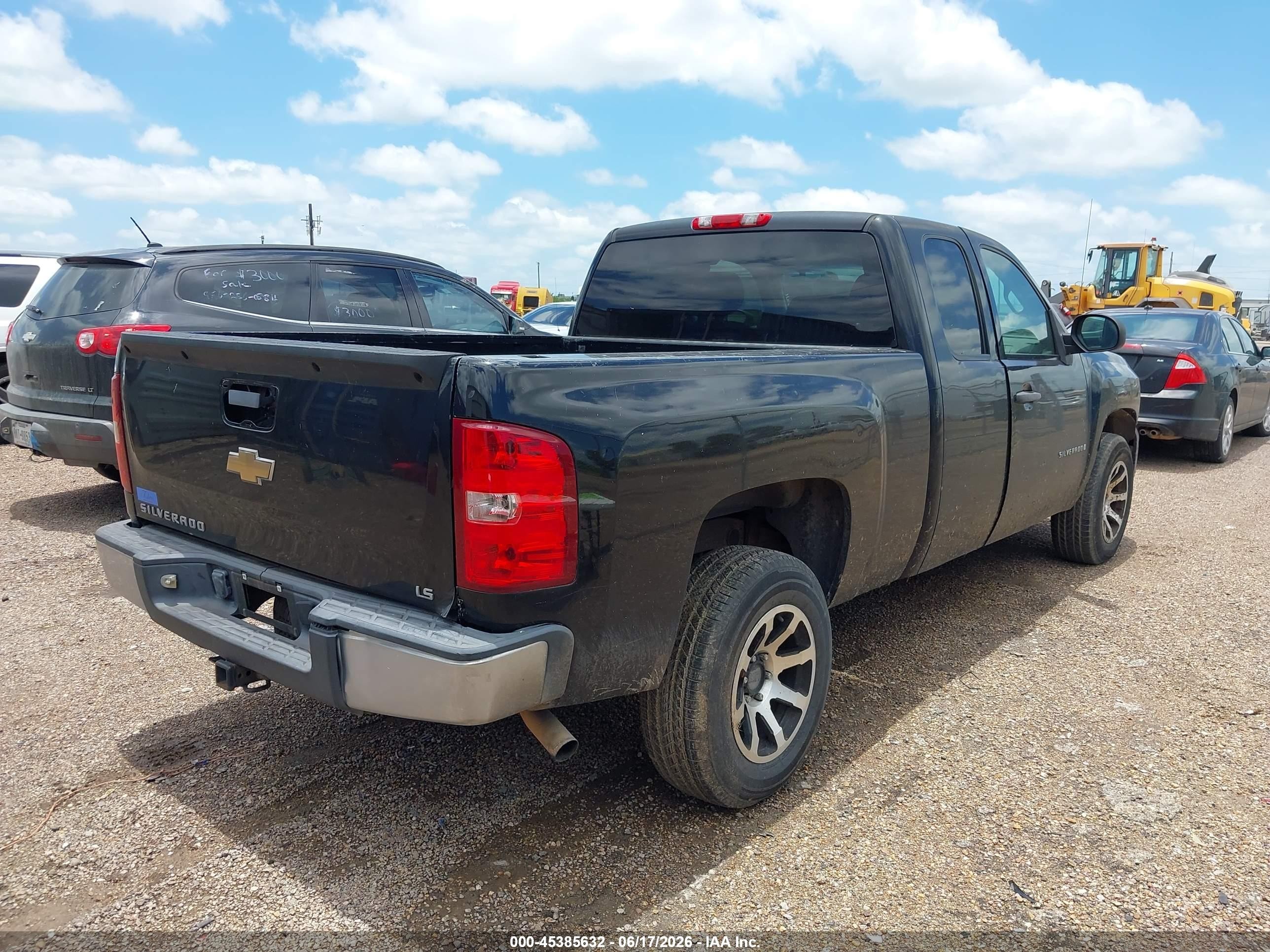 2008 Chevrolet Silverado 1500 Work Truck Черный vin: 1GCEC19X98Z121426