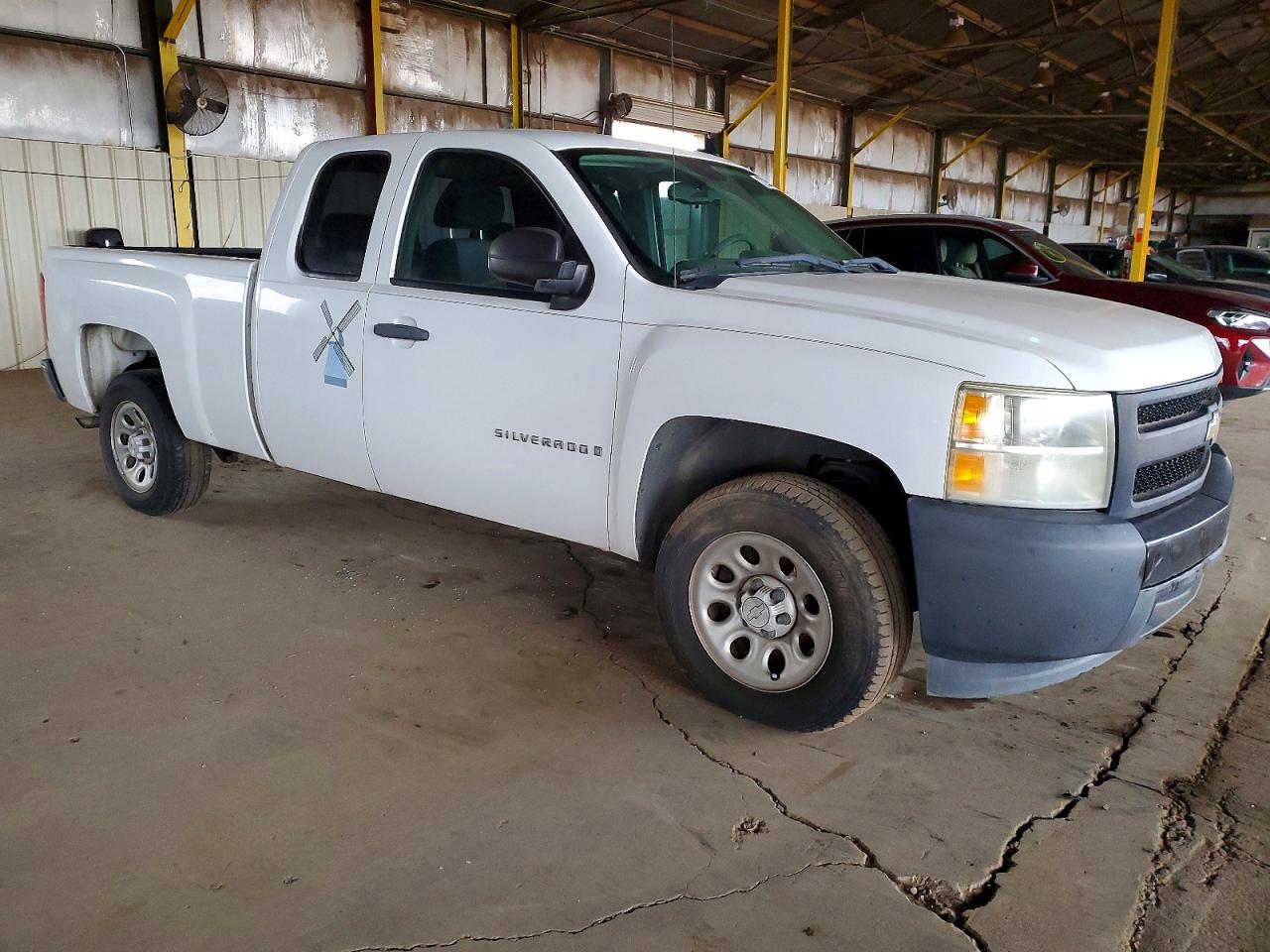 2008 Chevrolet Silverado C1500 White vin: 1GCEC19X98Z140901