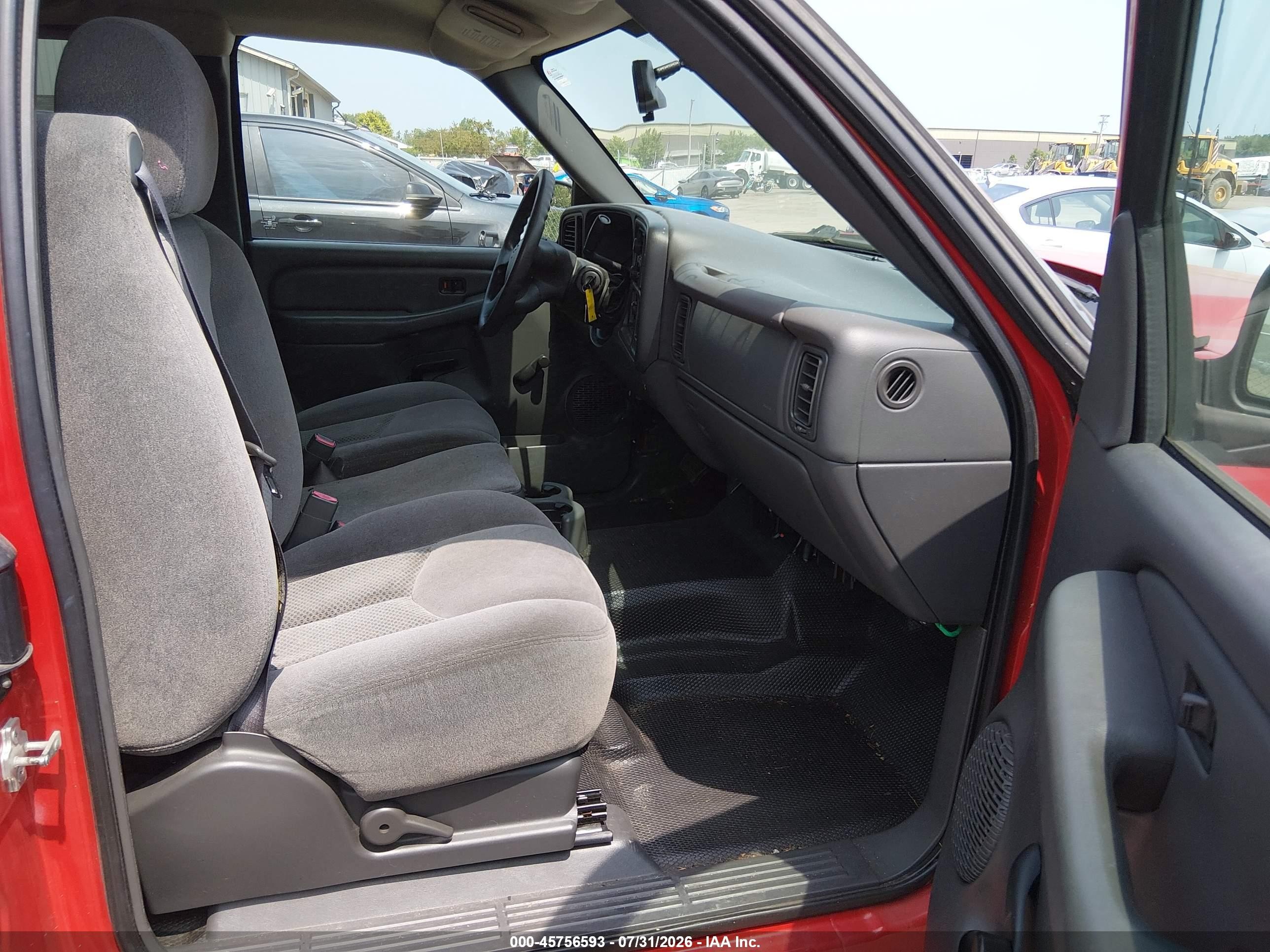 2006 Chevrolet Silverado 1500 Work Truck Red vin: 1GCEC19XX6Z275981