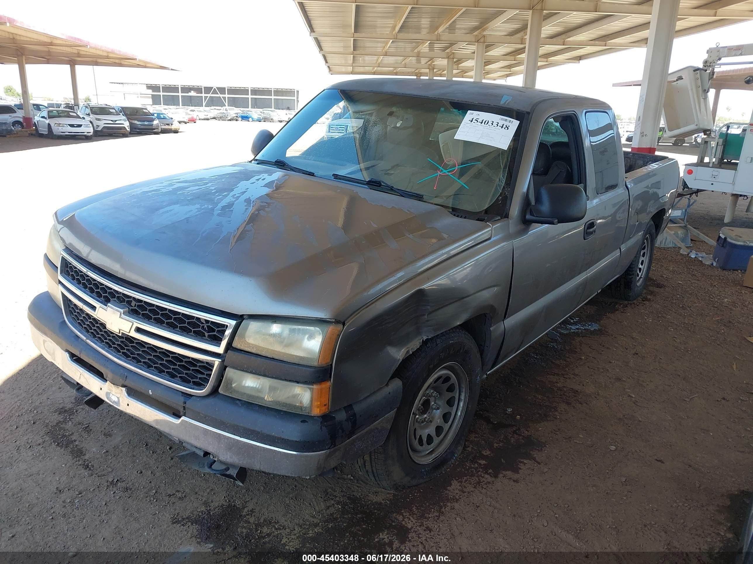 2007 Chevrolet Silverado 1500 Classic Work Truck Gray vin: 1GCEC19XX7Z113253