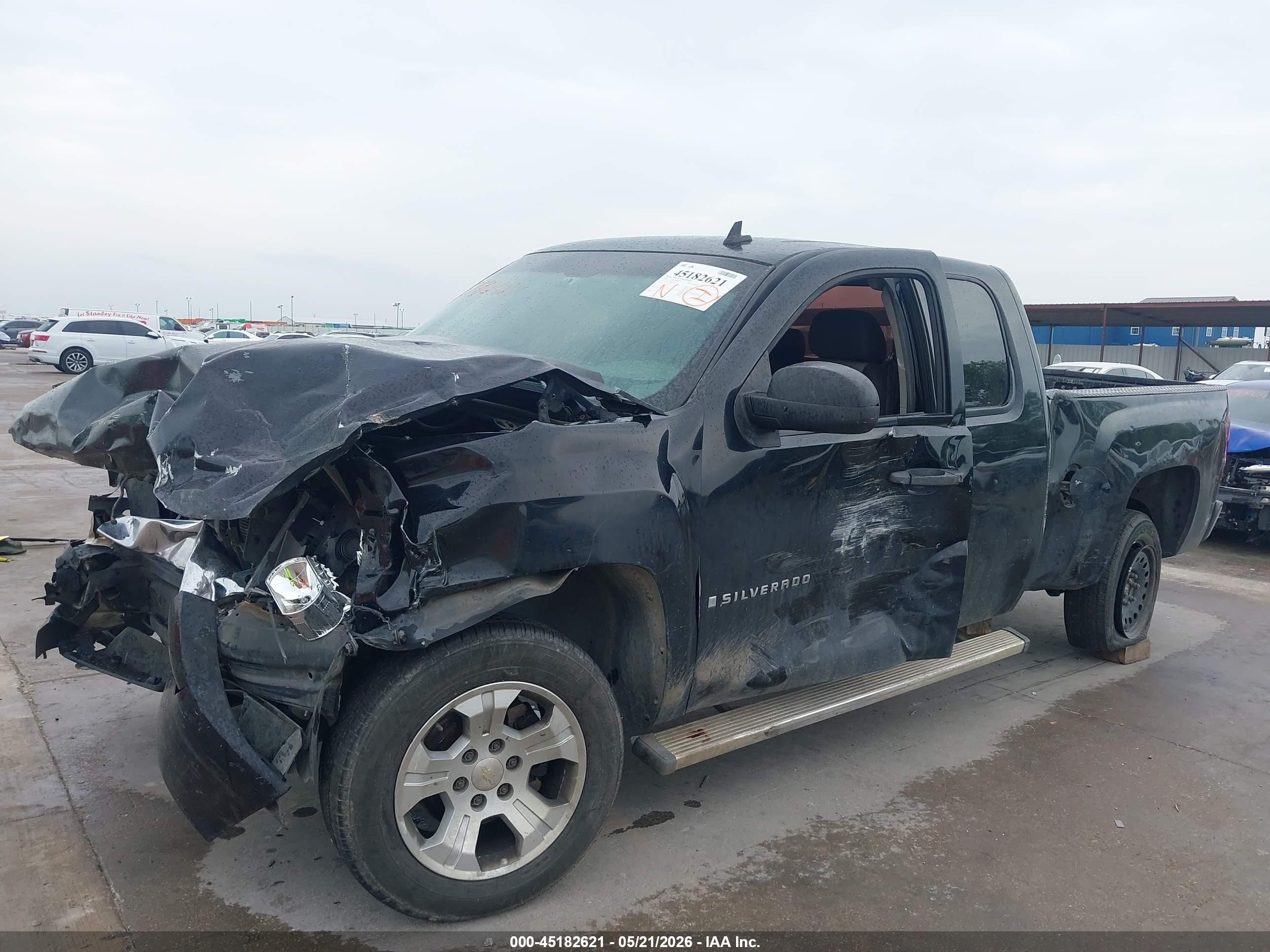 2008 Chevrolet Silverado 1500 Work Truck Black vin: 1GCEC19XX8Z215167