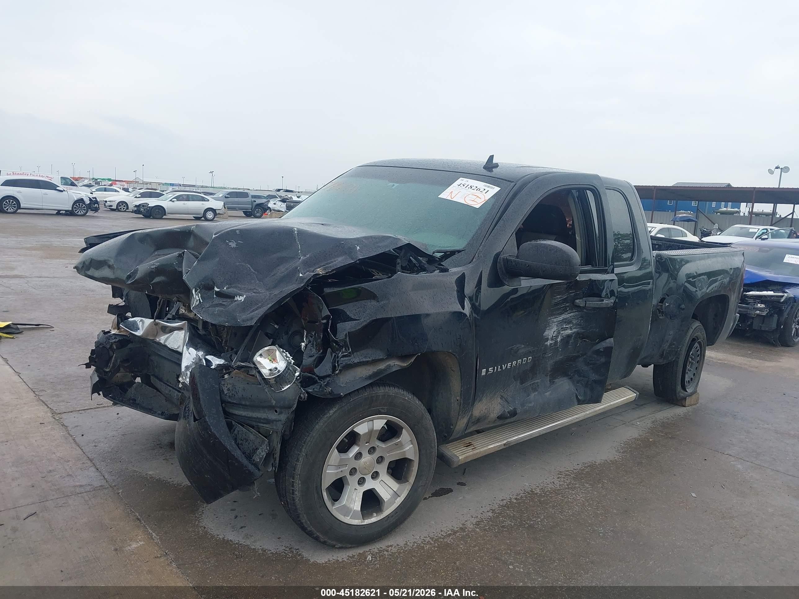 2008 Chevrolet Silverado 1500 Work Truck Black vin: 1GCEC19XX8Z215167