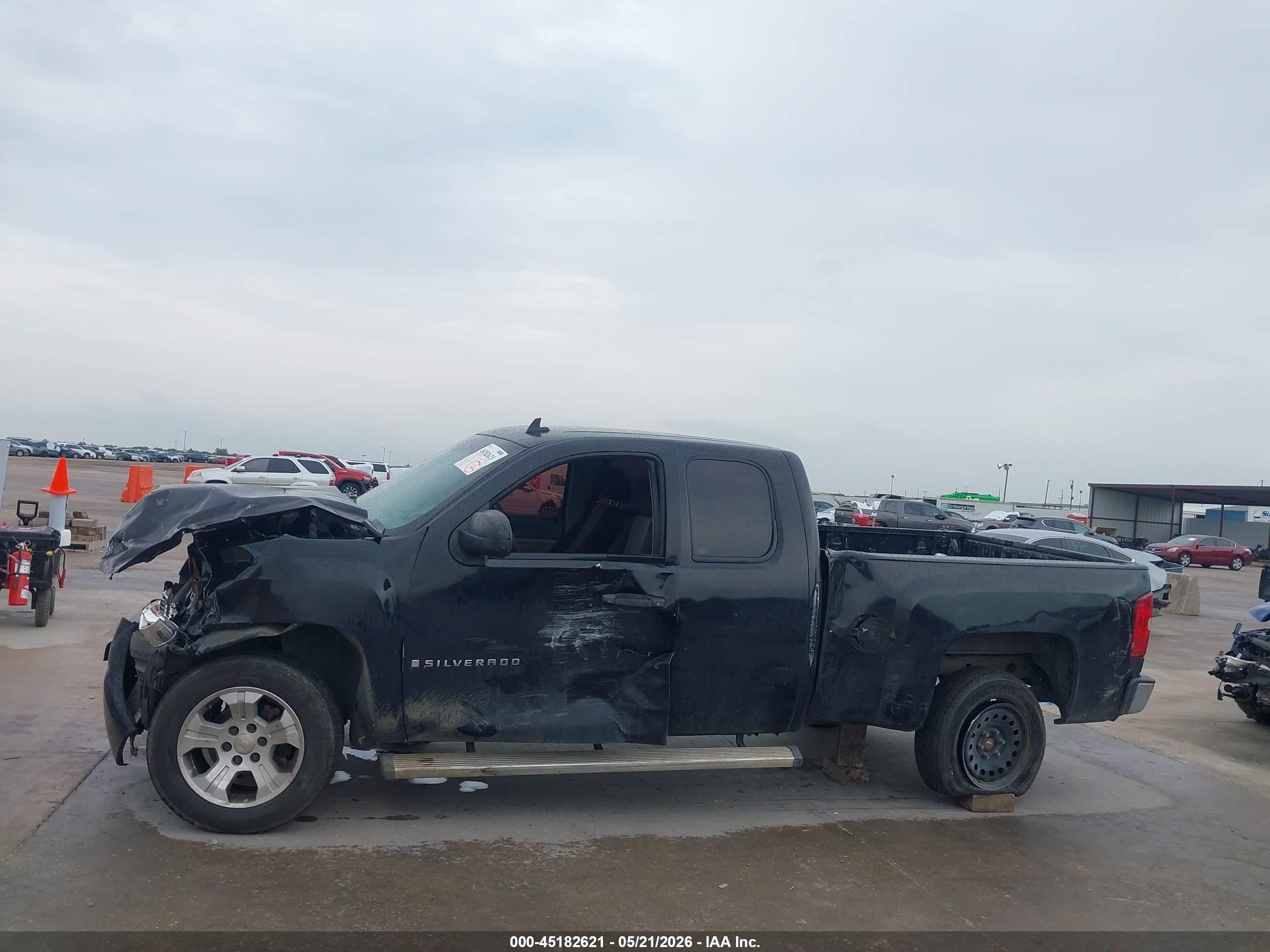 2008 Chevrolet Silverado 1500 Work Truck Black vin: 1GCEC19XX8Z215167