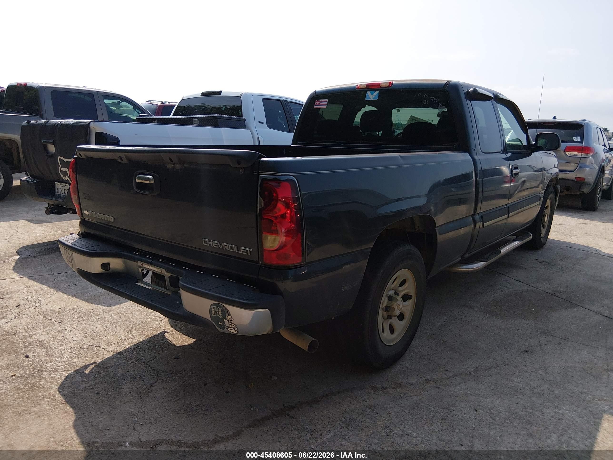 2005 Chevrolet Silverado 1500 Ls Blue vin: 1GCEC19Z05Z149418