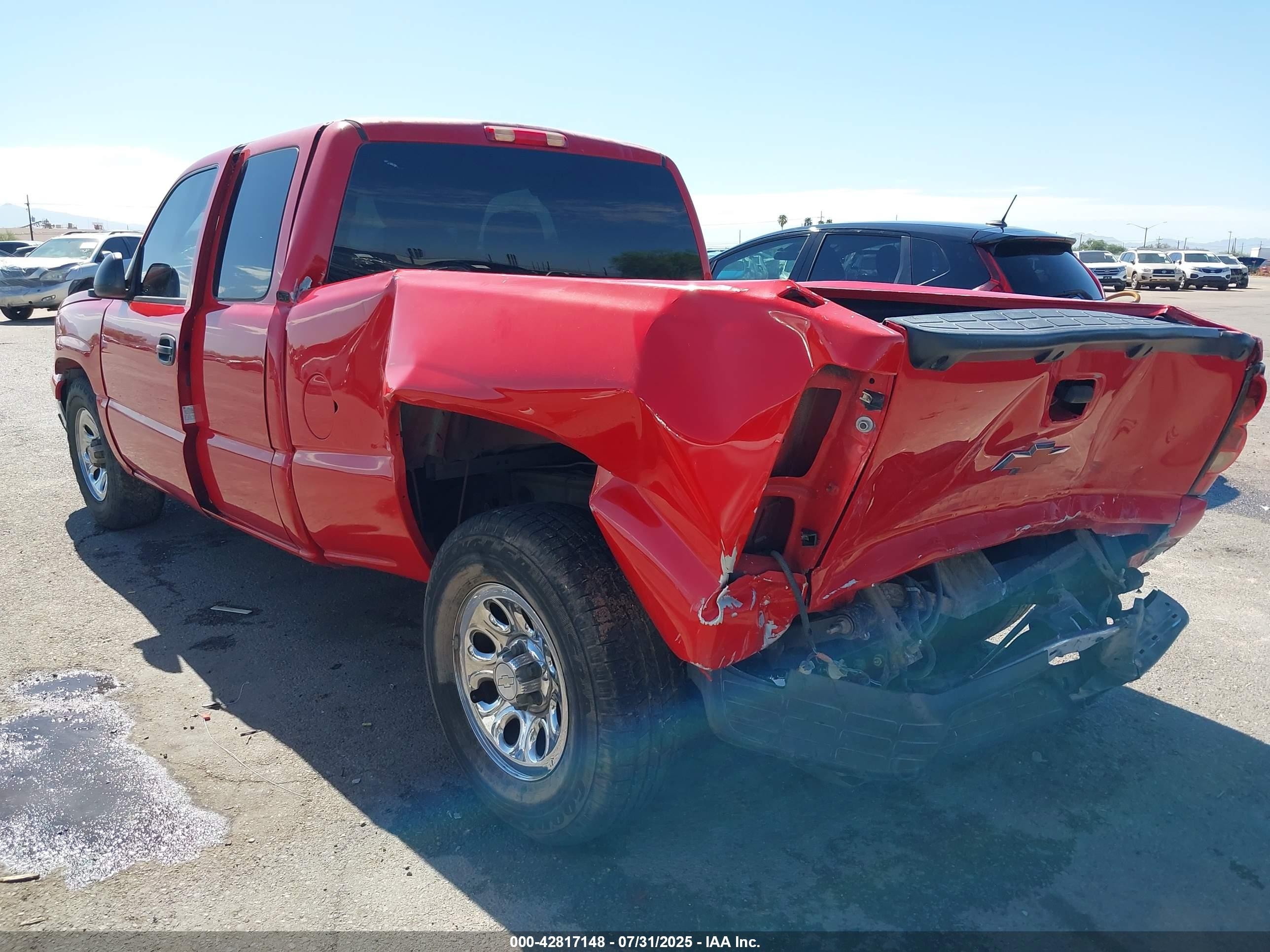 2006 Chevrolet Silverado 1500 Lt2 Red vin: 1GCEC19Z06Z150442