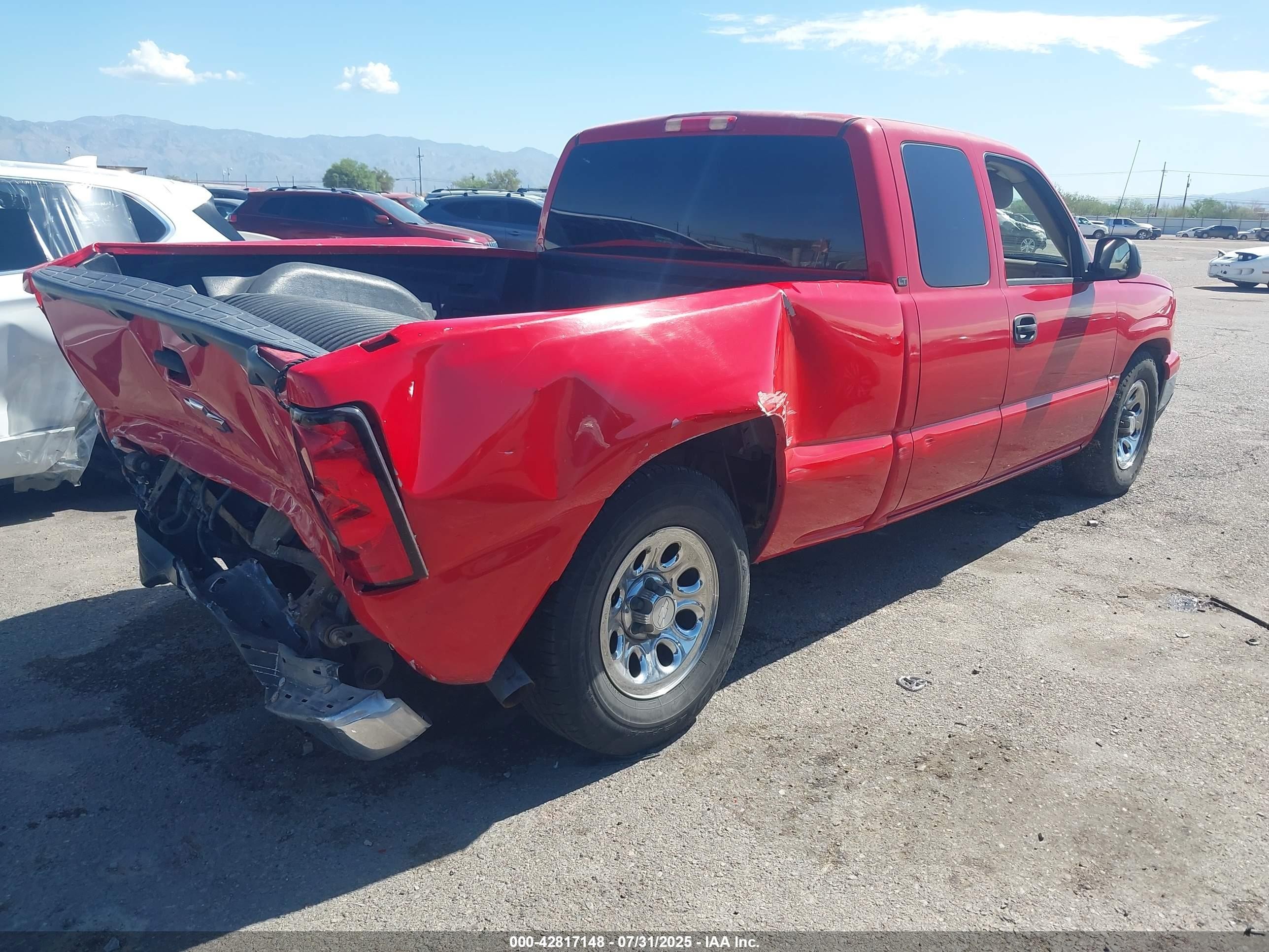 2006 Chevrolet Silverado 1500 Lt2 Red vin: 1GCEC19Z06Z150442