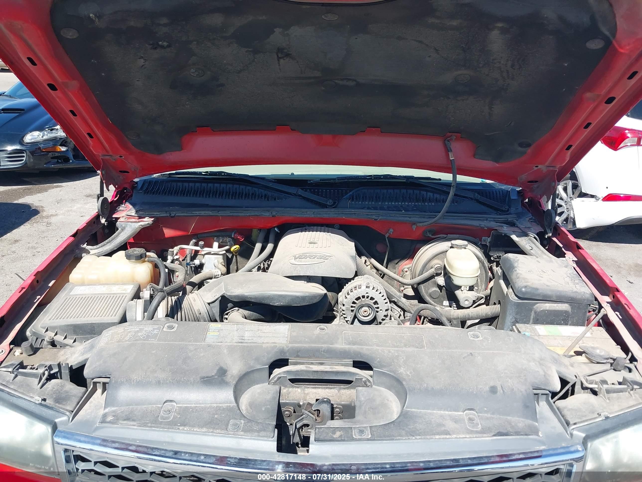 2006 Chevrolet Silverado 1500 Lt2 Red vin: 1GCEC19Z06Z150442