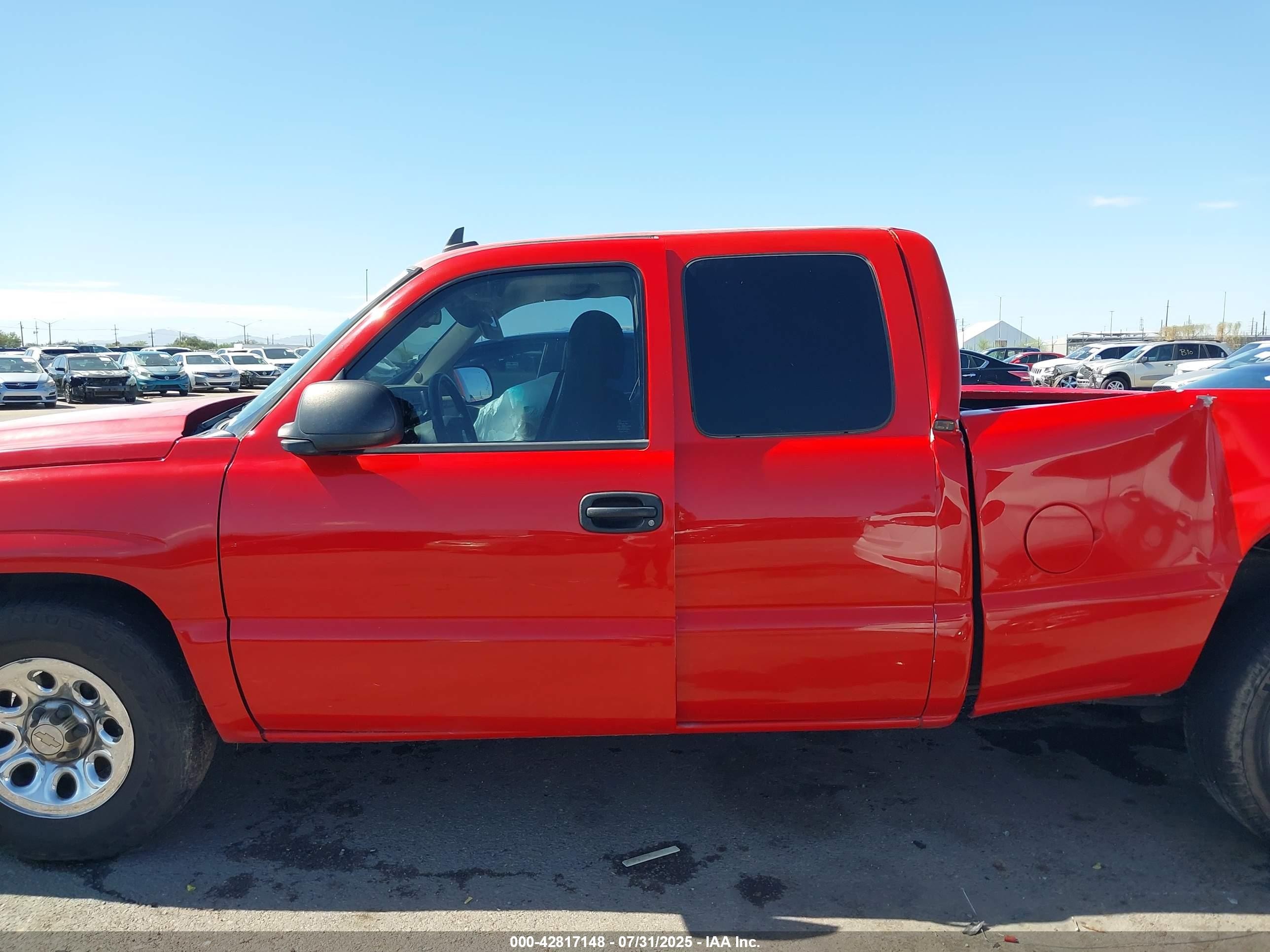 2006 Chevrolet Silverado 1500 Lt2 Red vin: 1GCEC19Z06Z150442