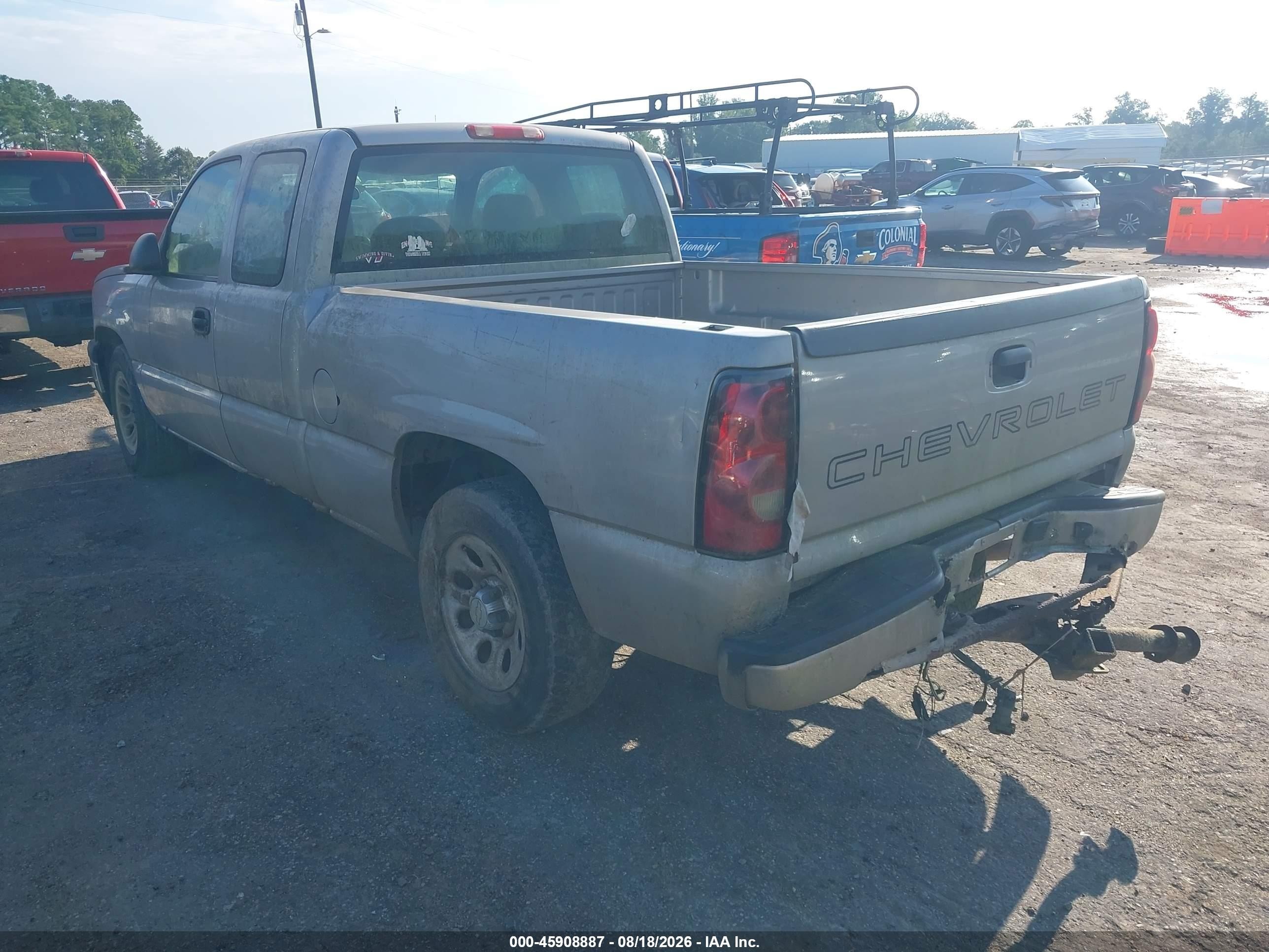 2006 Chevrolet Silverado 1500 Work Truck Silver vin: 1GCEC19Z06Z204032