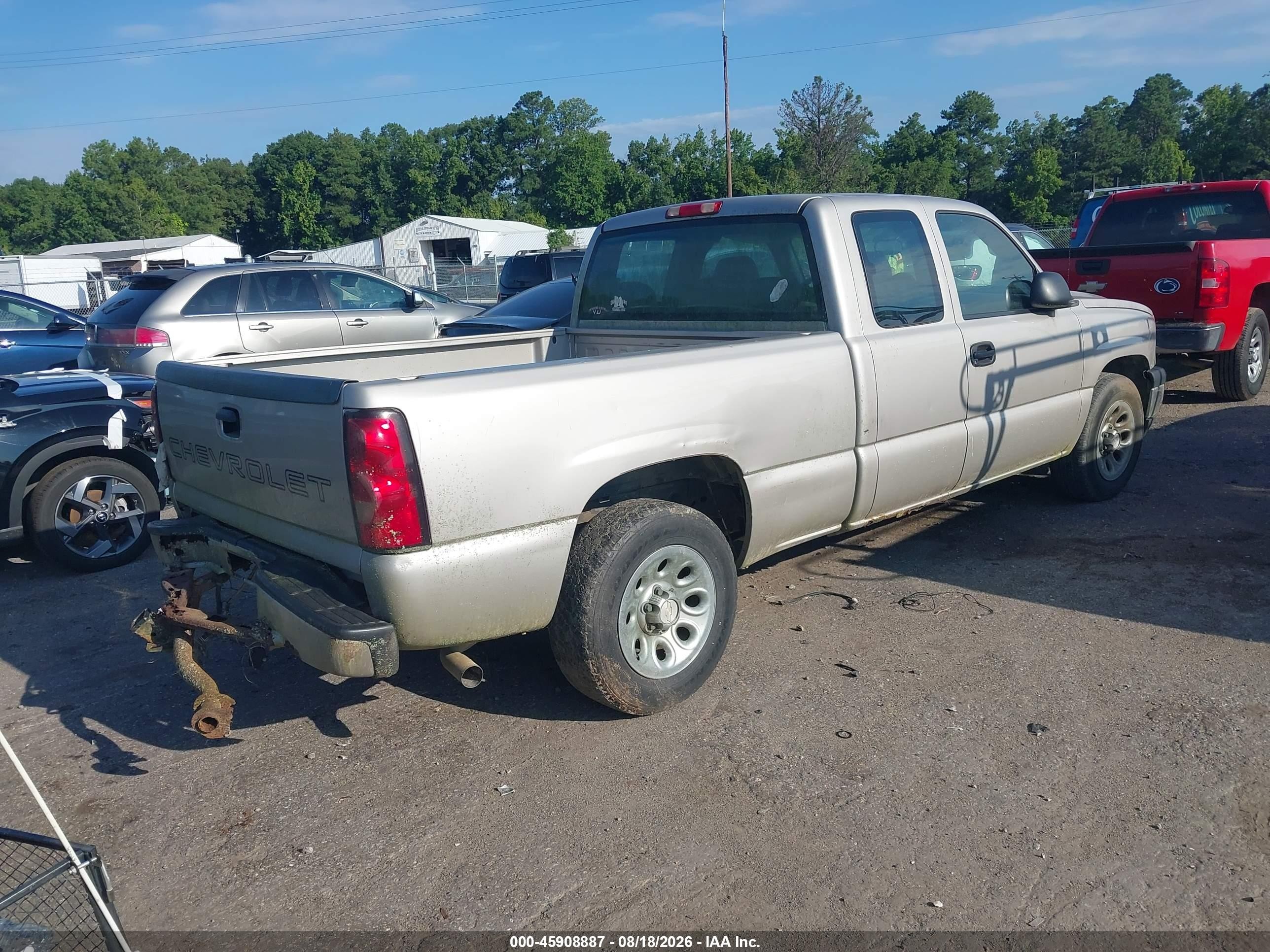 2006 Chevrolet Silverado 1500 Work Truck Silver vin: 1GCEC19Z06Z204032