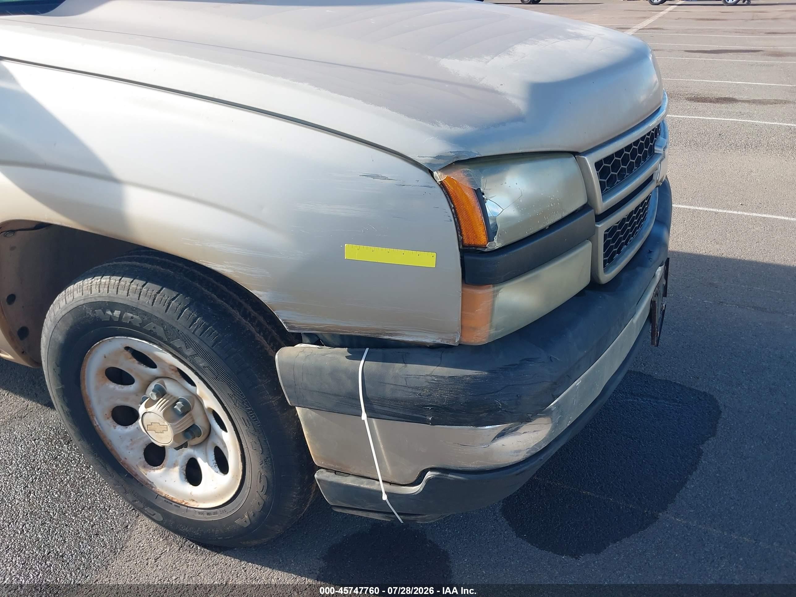 2007 Chevrolet Silverado 1500 Classic Work Truck Champagne vin: 1GCEC19Z07E127350