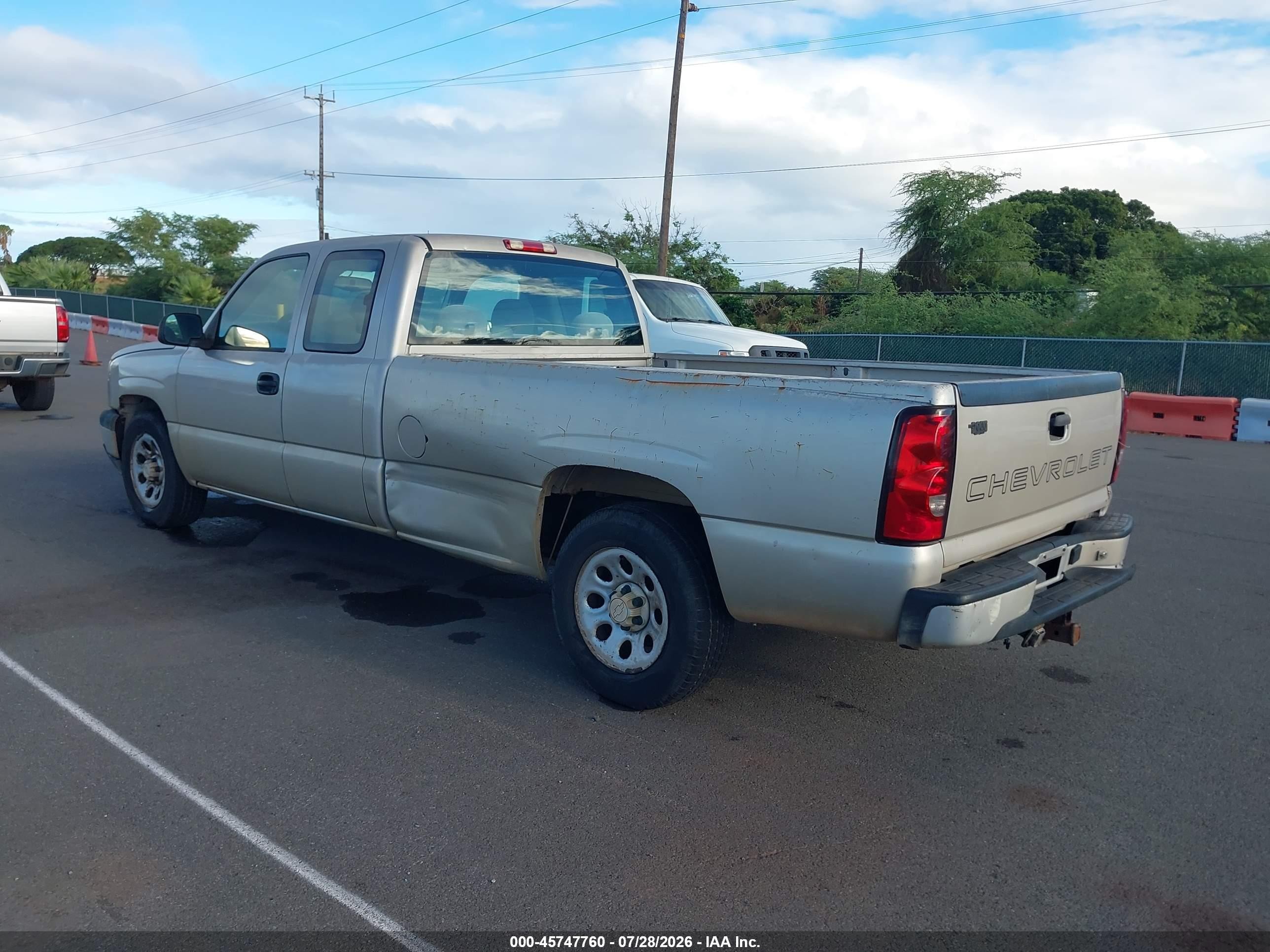 2007 Chevrolet Silverado 1500 Classic Work Truck Champagne vin: 1GCEC19Z07E127350