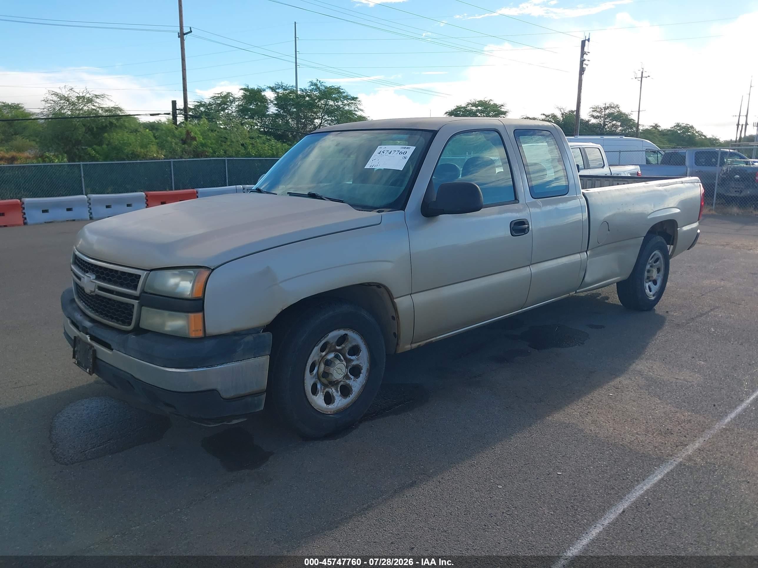 2007 Chevrolet Silverado 1500 Classic Work Truck Champagne vin: 1GCEC19Z07E127350