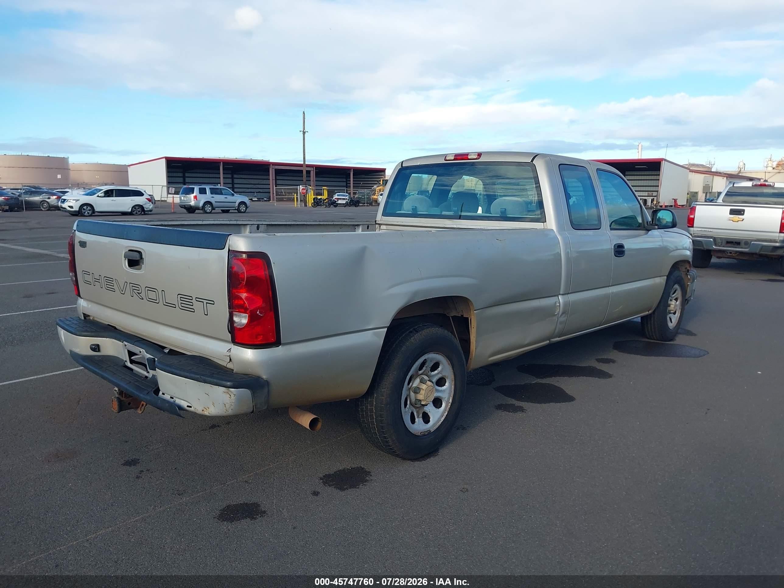 2007 Chevrolet Silverado 1500 Classic Work Truck Champagne vin: 1GCEC19Z07E127350