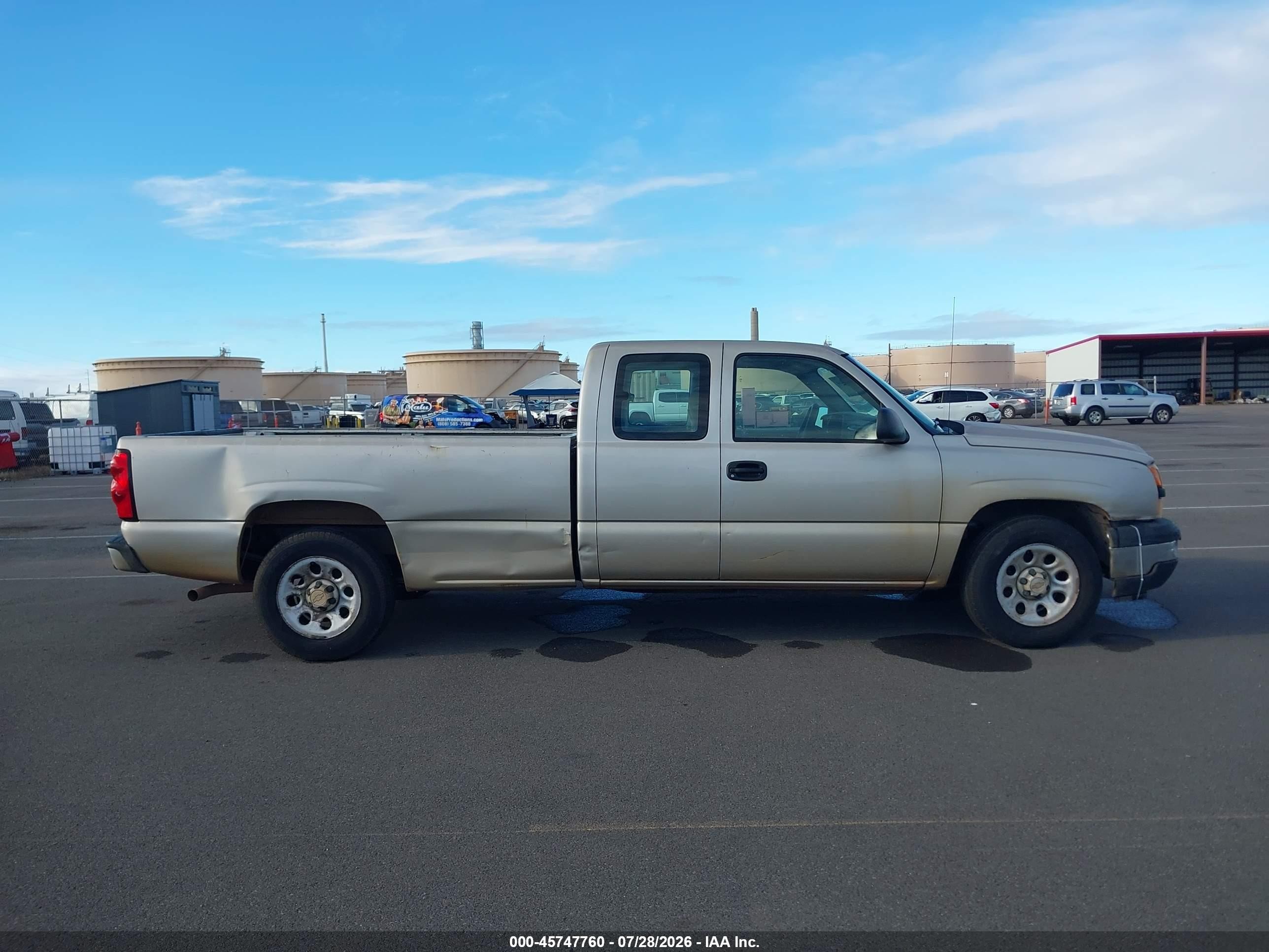 2007 Chevrolet Silverado 1500 Classic Work Truck Champagne vin: 1GCEC19Z07E127350