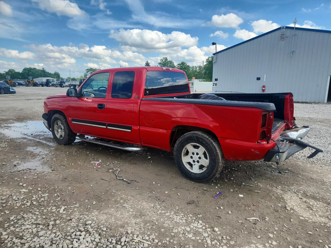 2007 Chevrolet Silverado C1500 Classic Red vin: 1GCEC19Z07Z141631