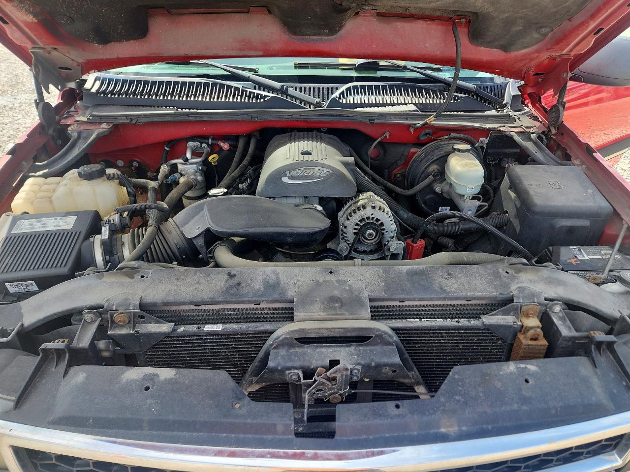 2007 Chevrolet Silverado C1500 Classic Red vin: 1GCEC19Z07Z141631