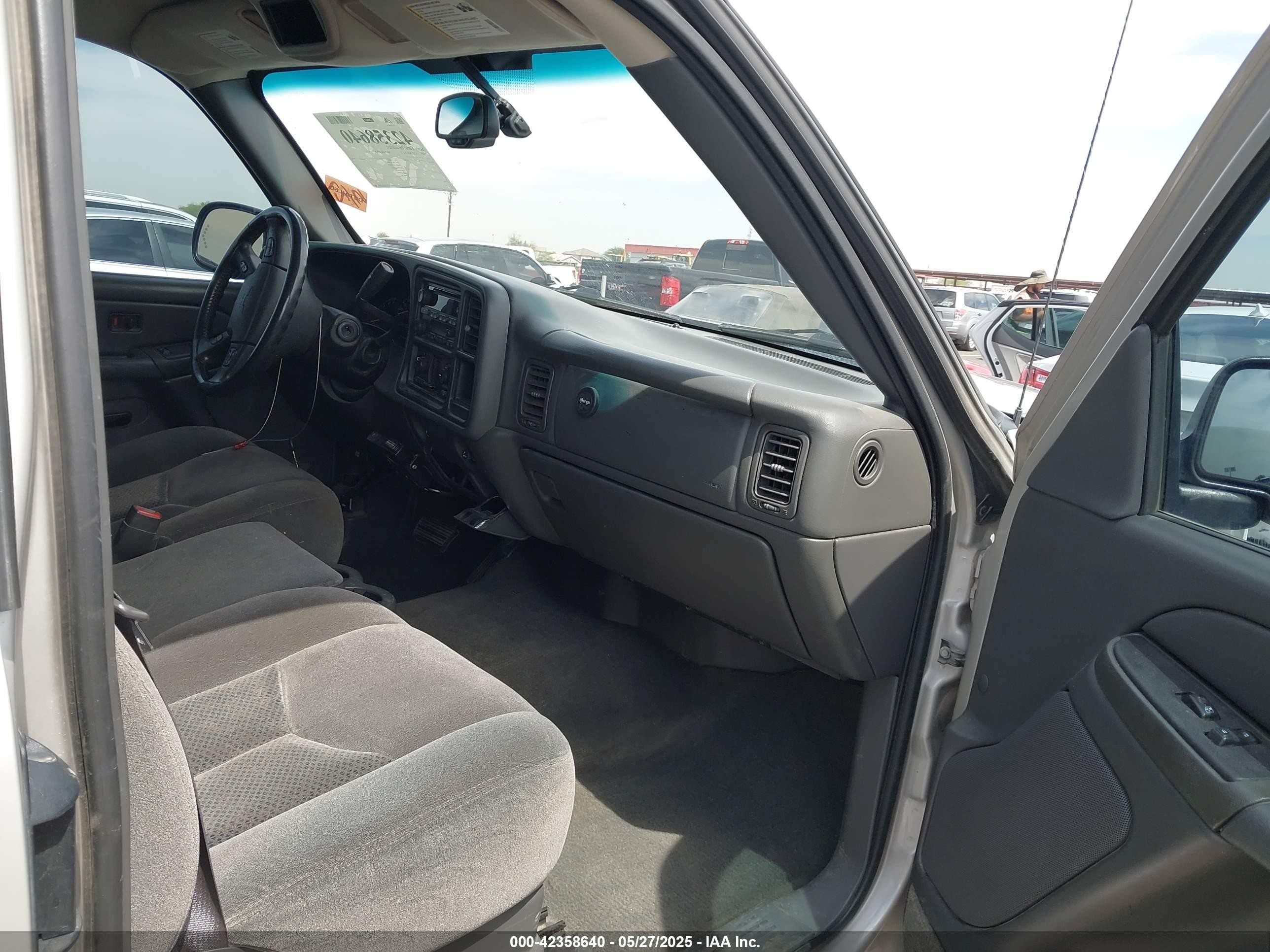 2005 Chevrolet Silverado 1500 Ls Gray vin: 1GCEC19Z15Z155129