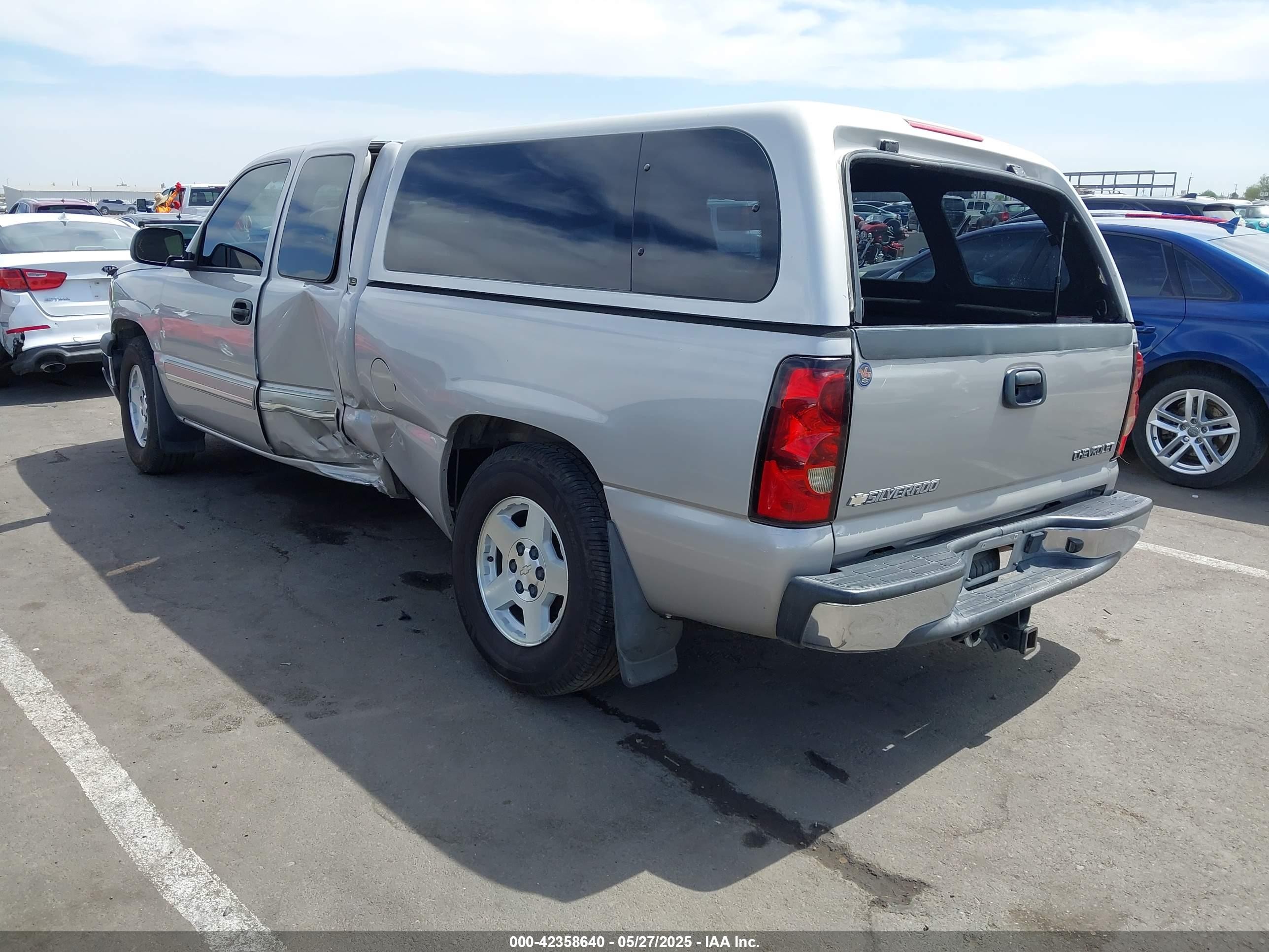 2005 Chevrolet Silverado 1500 Ls Gray vin: 1GCEC19Z15Z155129