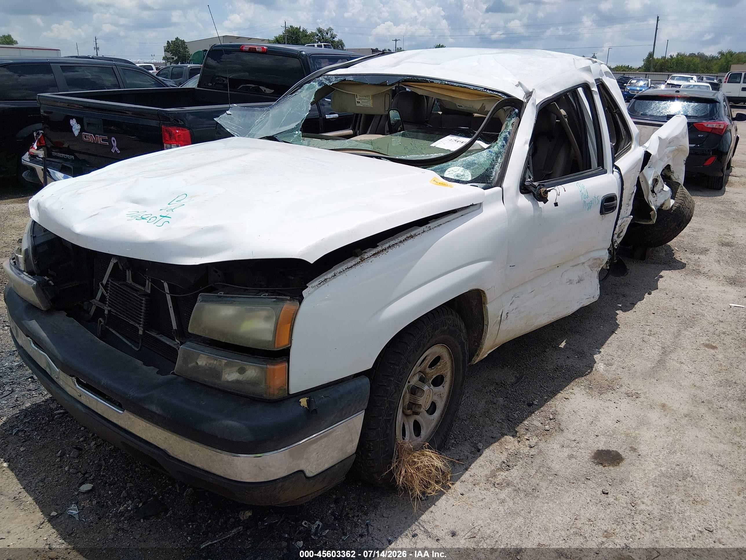 2006 Chevrolet Silverado 1500 Work Truck White vin: 1GCEC19Z16Z248900