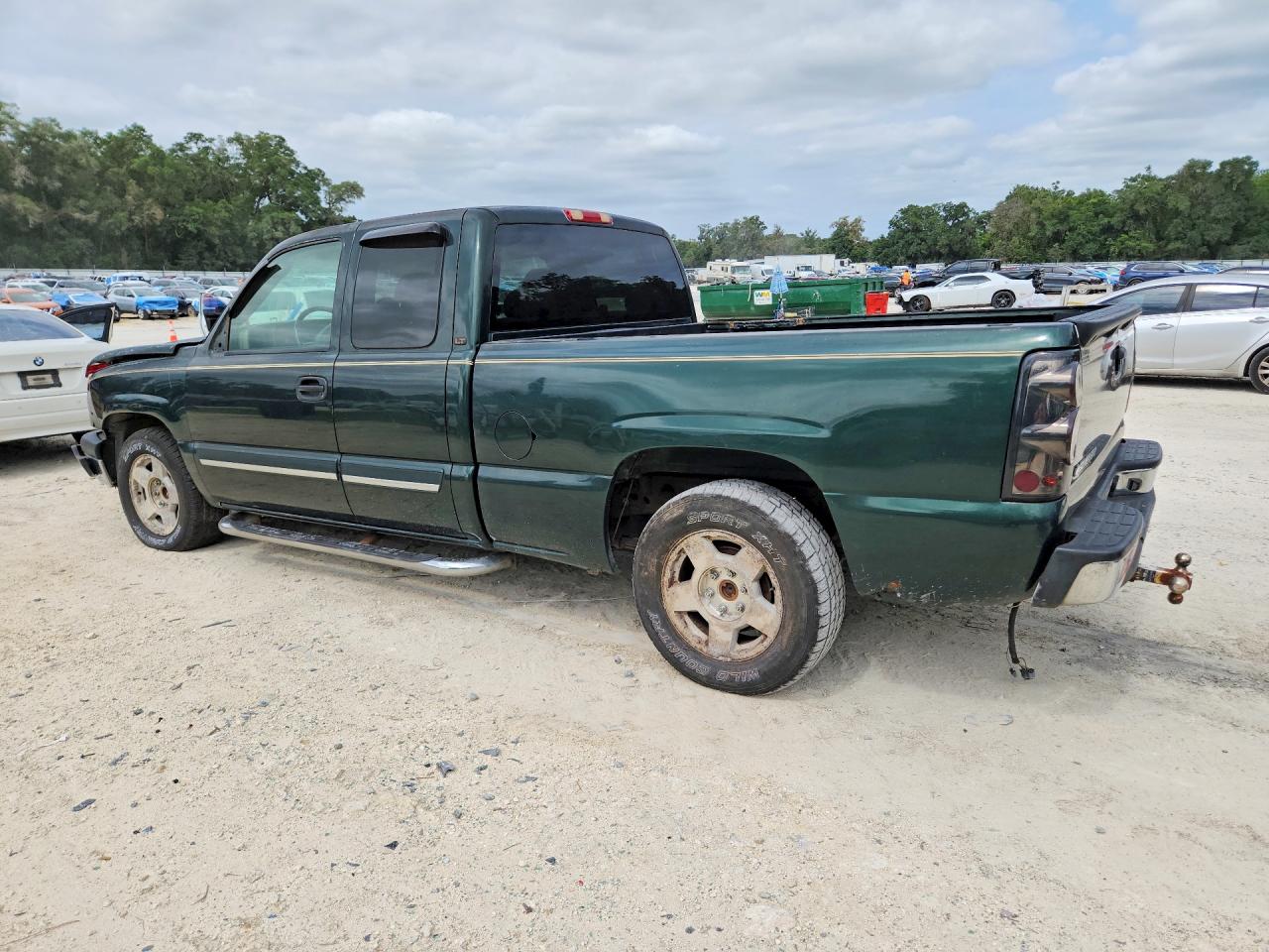 2007 Chevrolet Silverado C1500 Classic Green vin: 1GCEC19Z17Z129522
