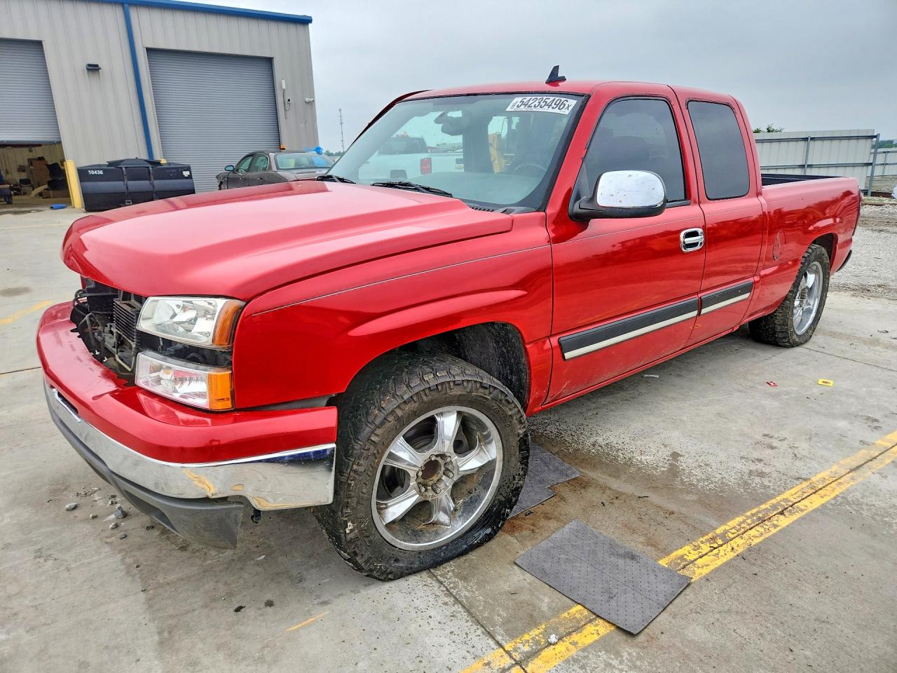 2006 Chevrolet Silverado C1500 Red vin: 1GCEC19Z26Z141435