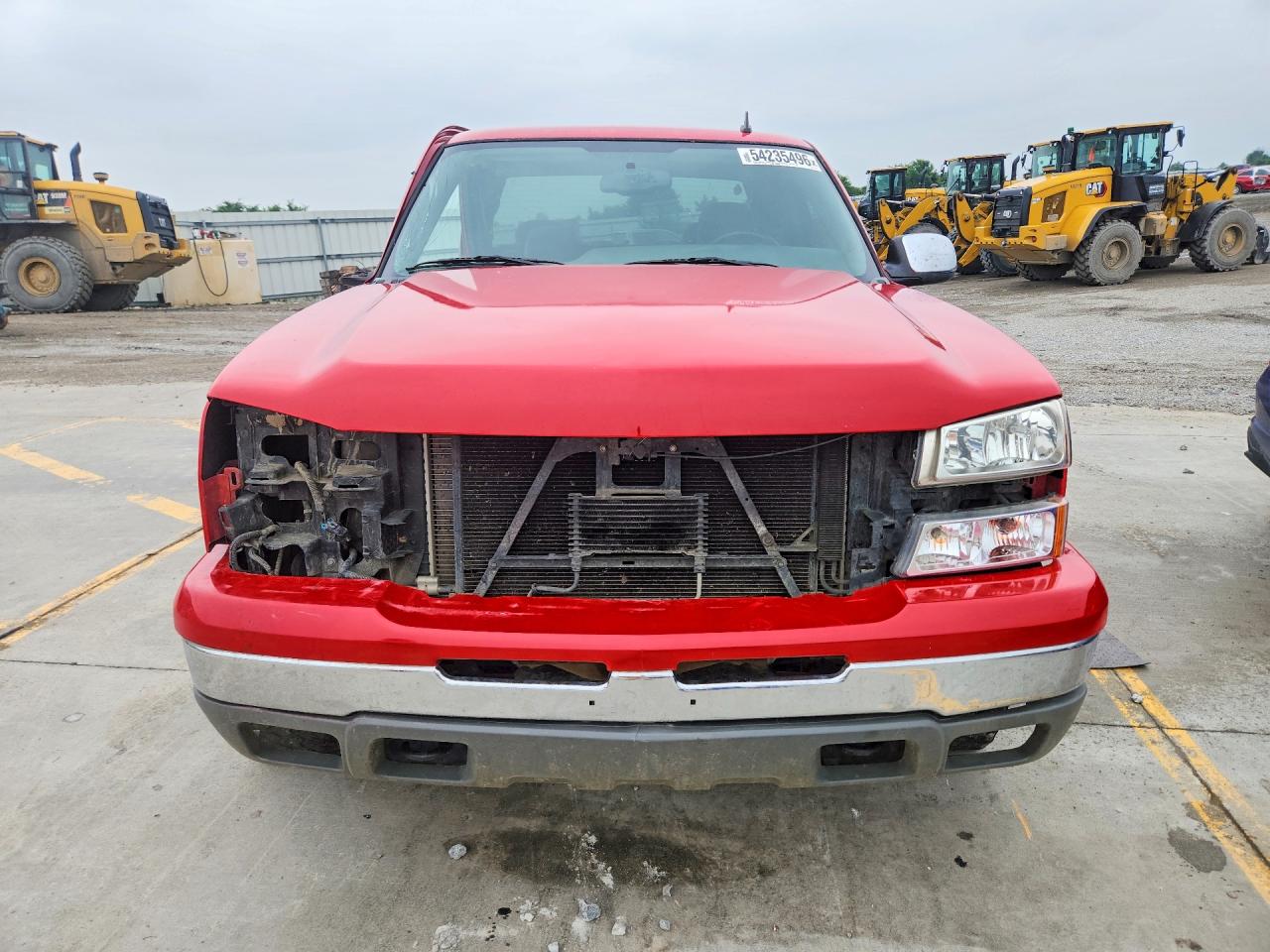 2006 Chevrolet Silverado C1500 Red vin: 1GCEC19Z26Z141435