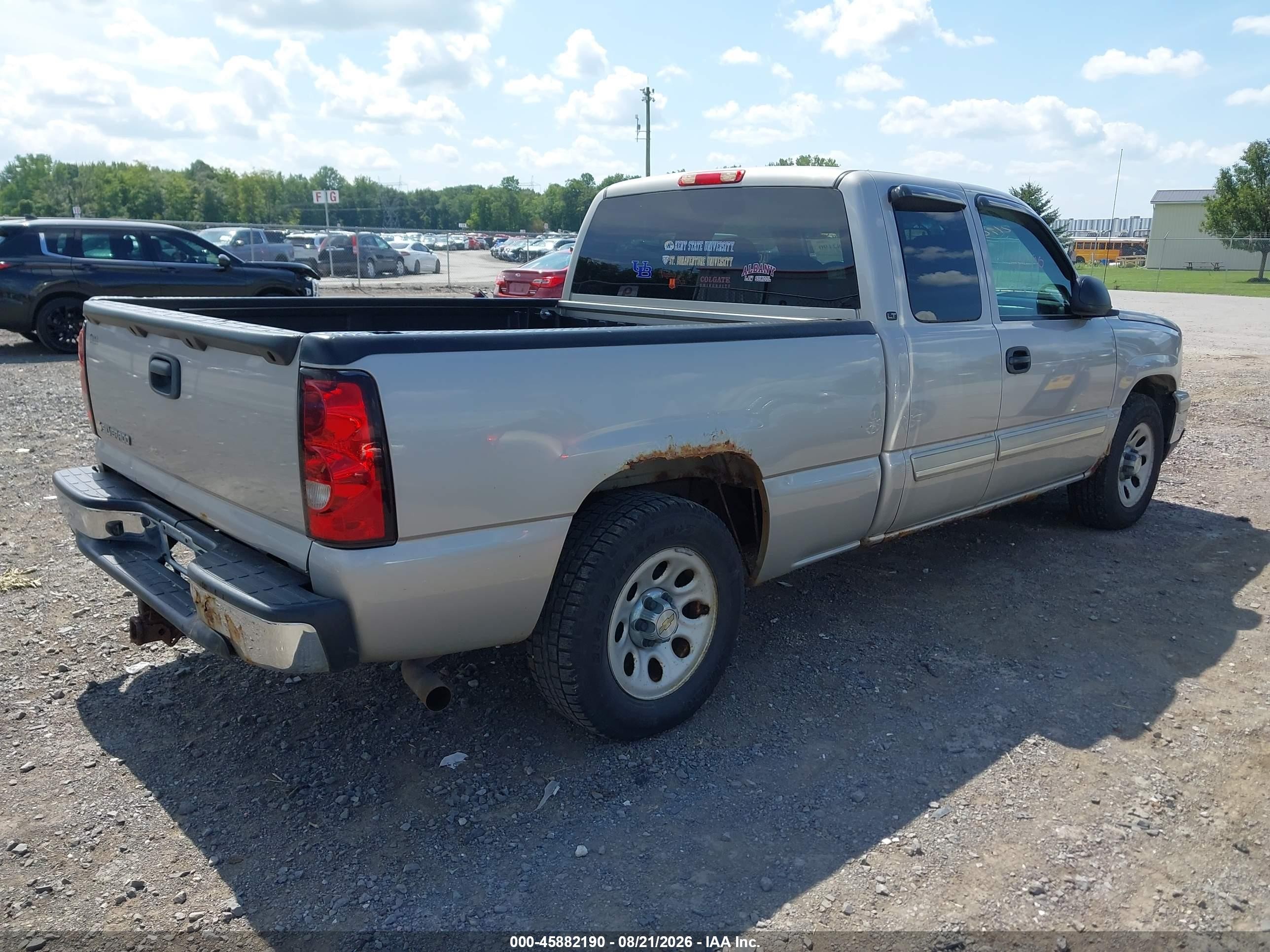 2006 Chevrolet Silverado 1500 Lt1 Silver vin: 1GCEC19Z46Z277534