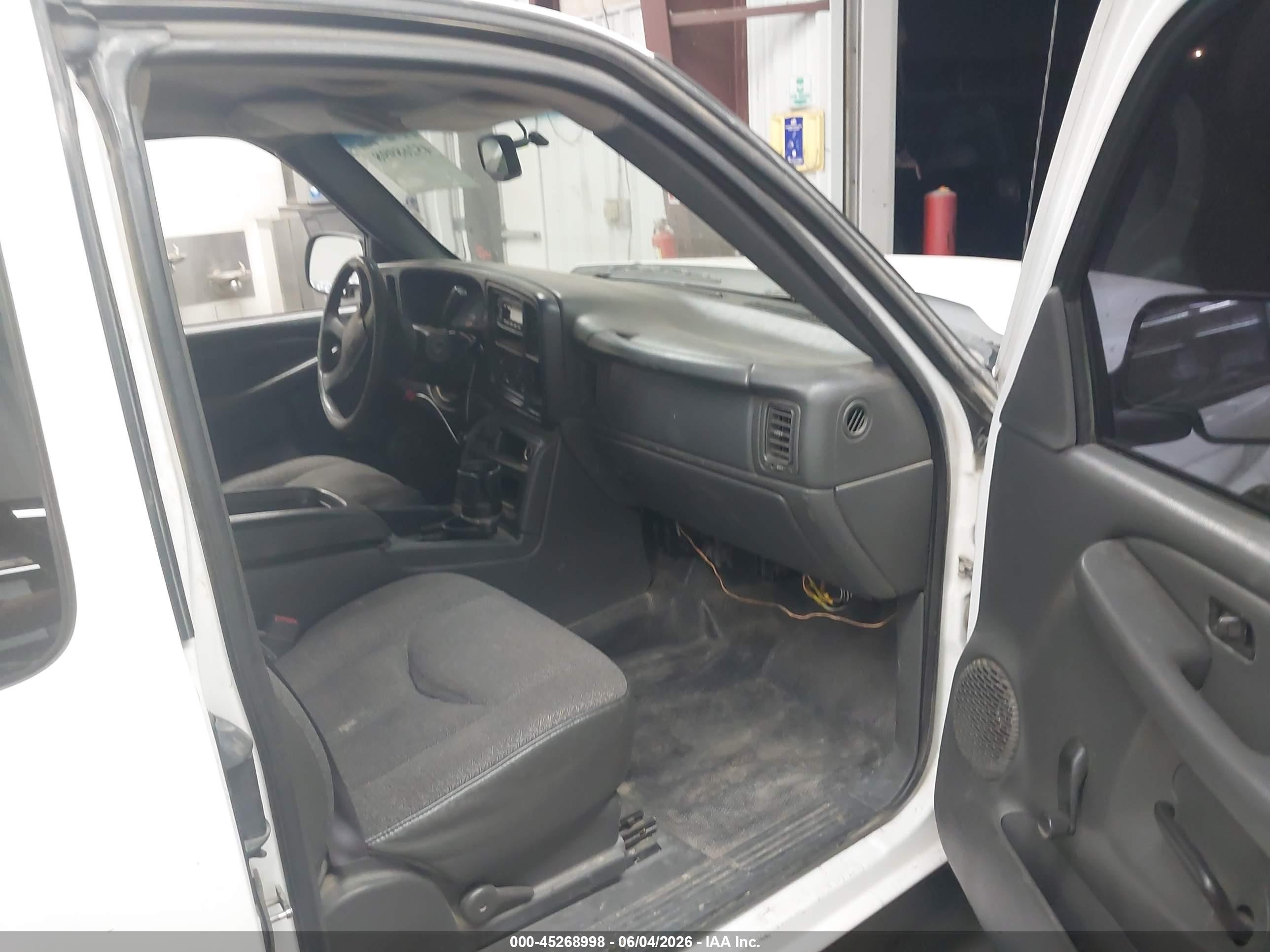 2006 Chevrolet Silverado 1500 Ls White vin: 1GCEC19Z56E176994