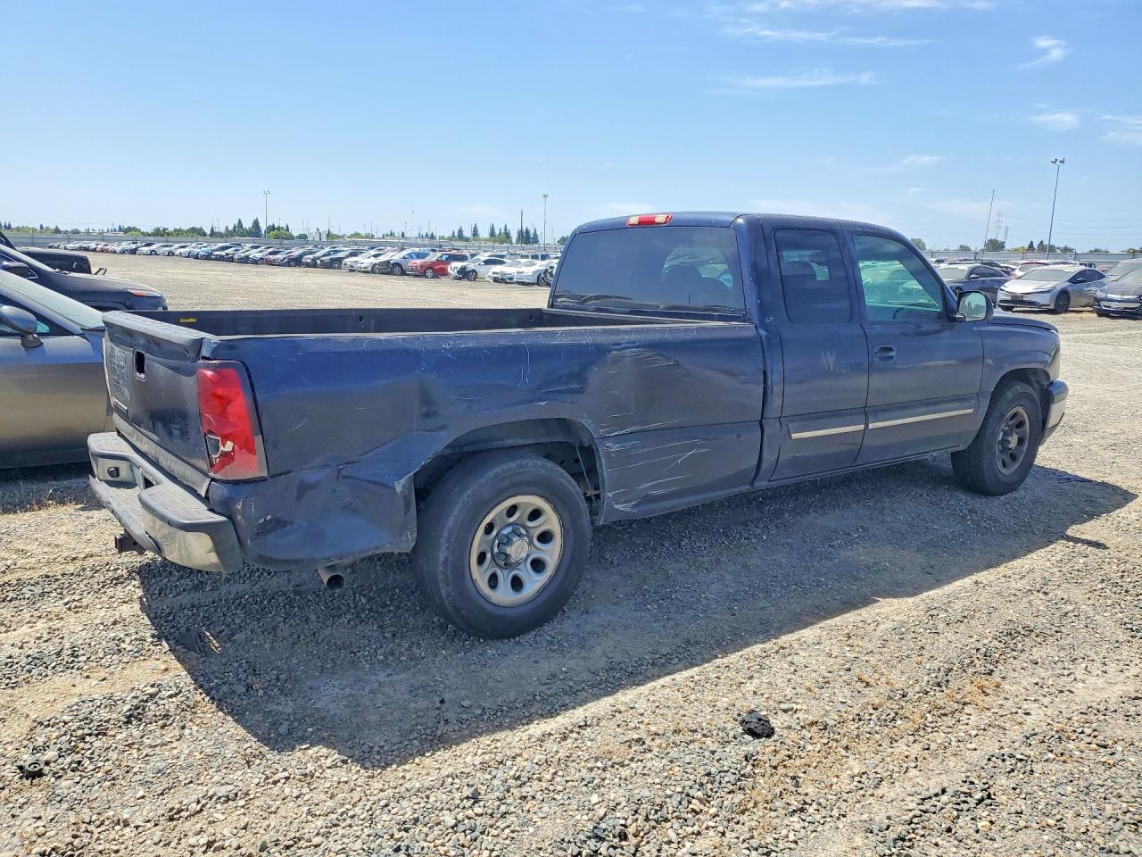 2006 Chevrolet Silverado C1500 Blue vin: 1GCEC19Z56E246140