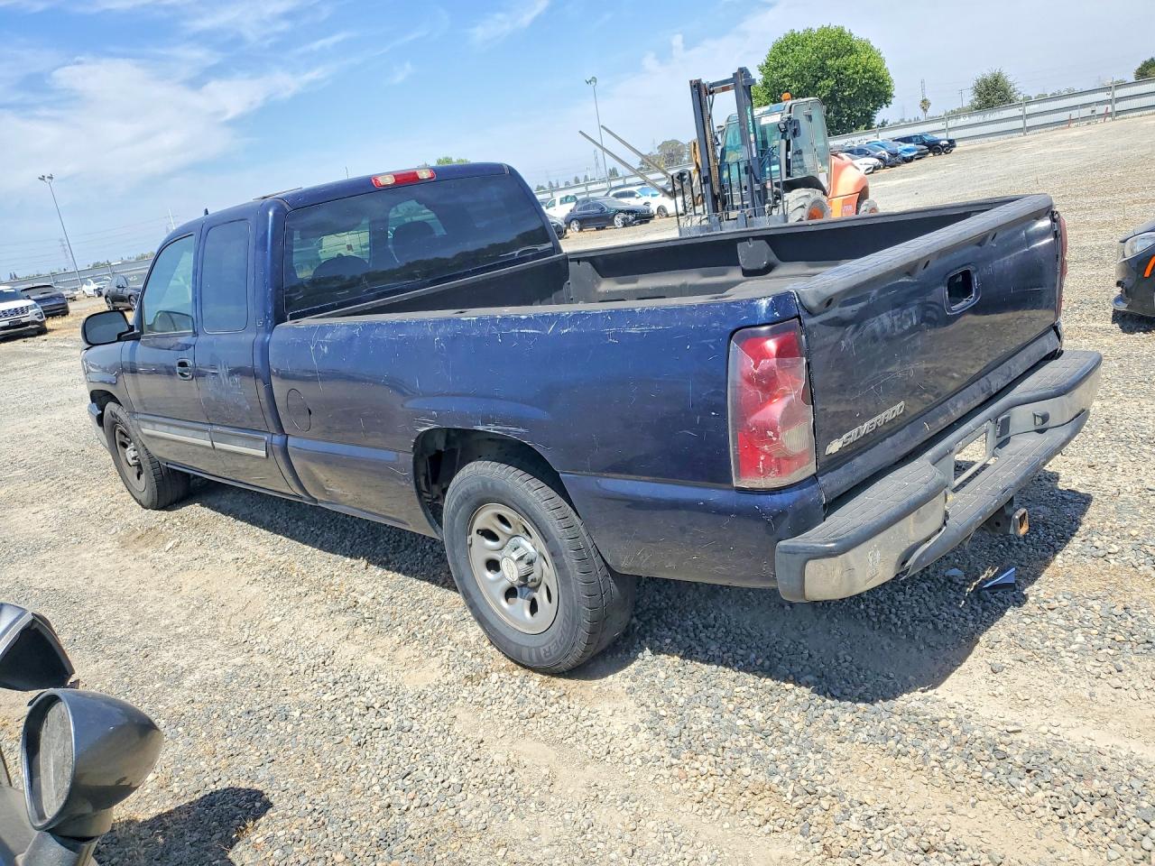 2006 Chevrolet Silverado C1500 Blue vin: 1GCEC19Z56E246140