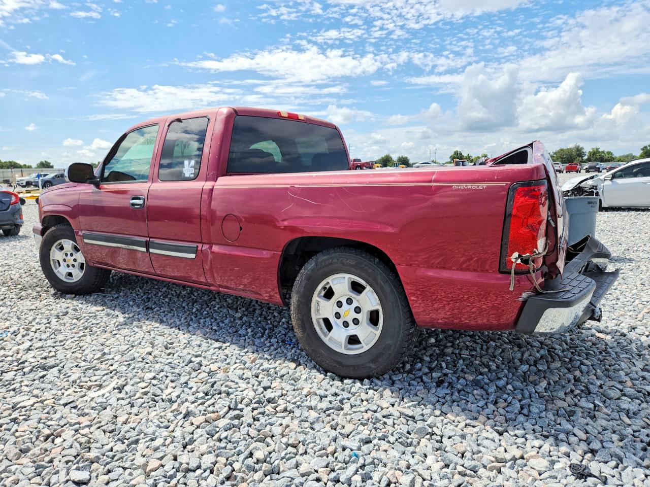 2006 Chevrolet Silverado C1500 Burgundy vin: 1GCEC19Z56Z118229