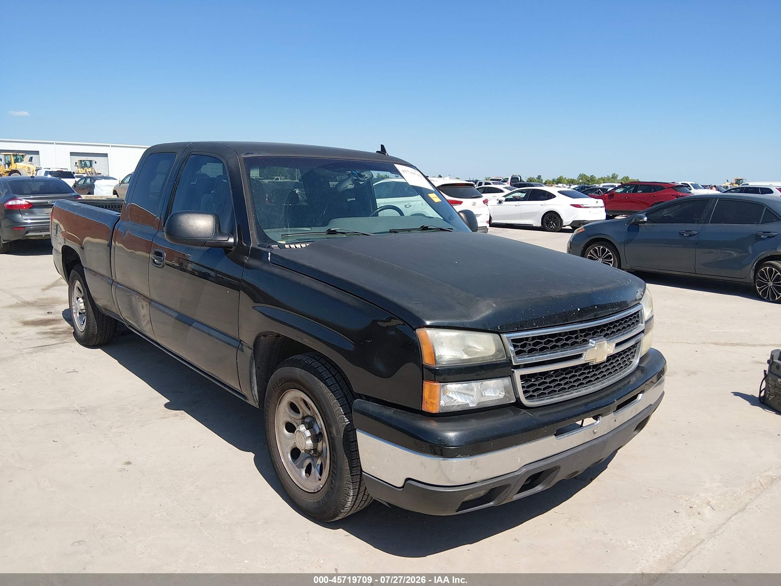 2007 Chevrolet Silverado 1500 Classic Lt2 Black vin: 1GCEC19Z57Z108558