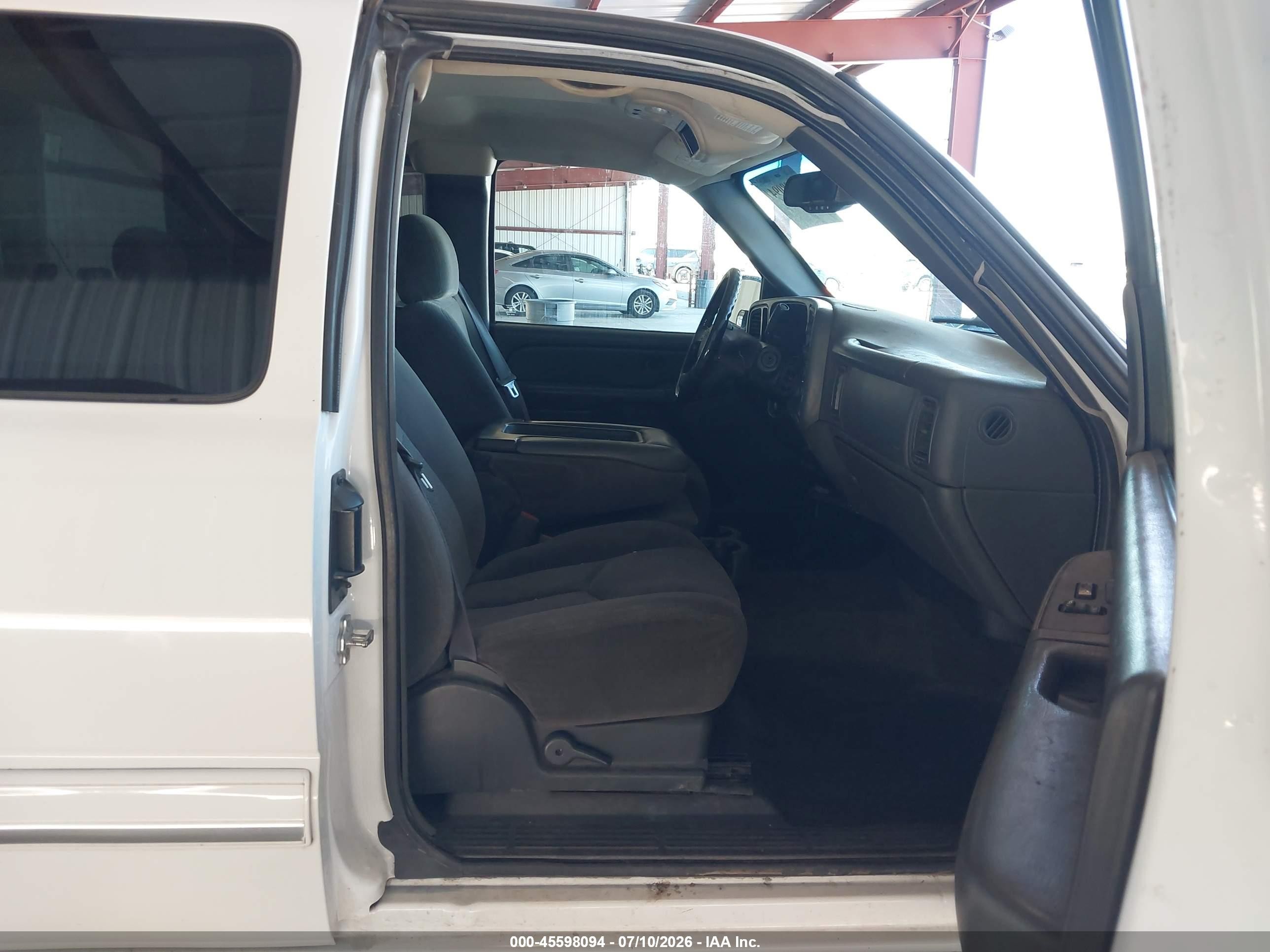 2007 Chevrolet Silverado 1500 Classic Lt1 White vin: 1GCEC19Z67Z196794