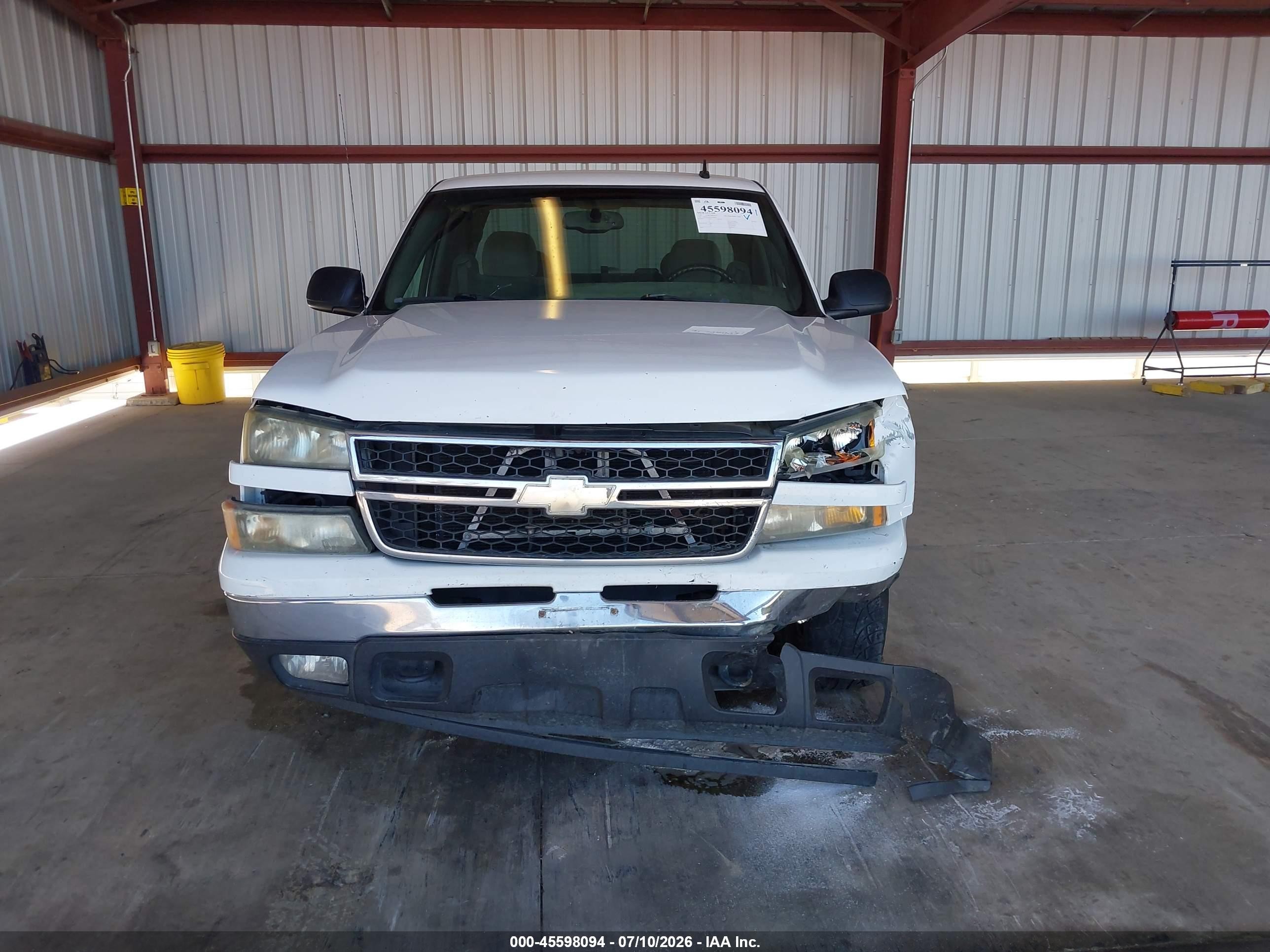 2007 Chevrolet Silverado 1500 Classic Lt1 White vin: 1GCEC19Z67Z196794