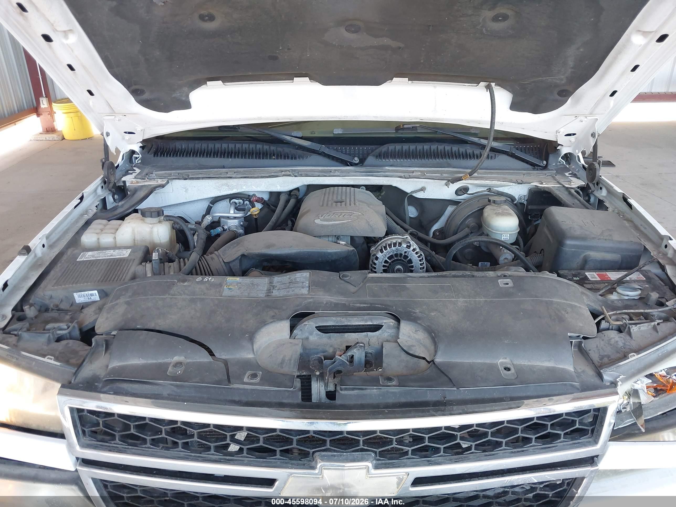 2007 Chevrolet Silverado 1500 Classic Lt1 White vin: 1GCEC19Z67Z196794