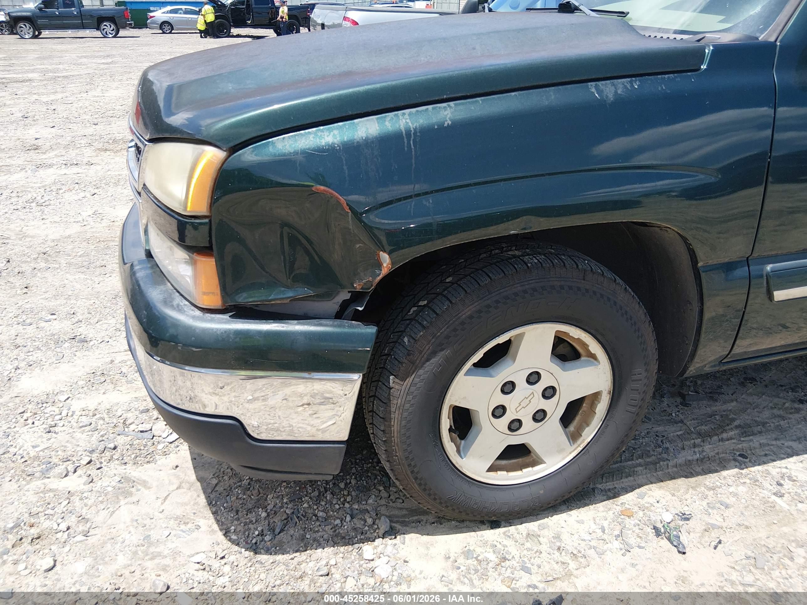 2006 Chevrolet Silverado 1500 Lt3 Green vin: 1GCEC19Z76Z200026