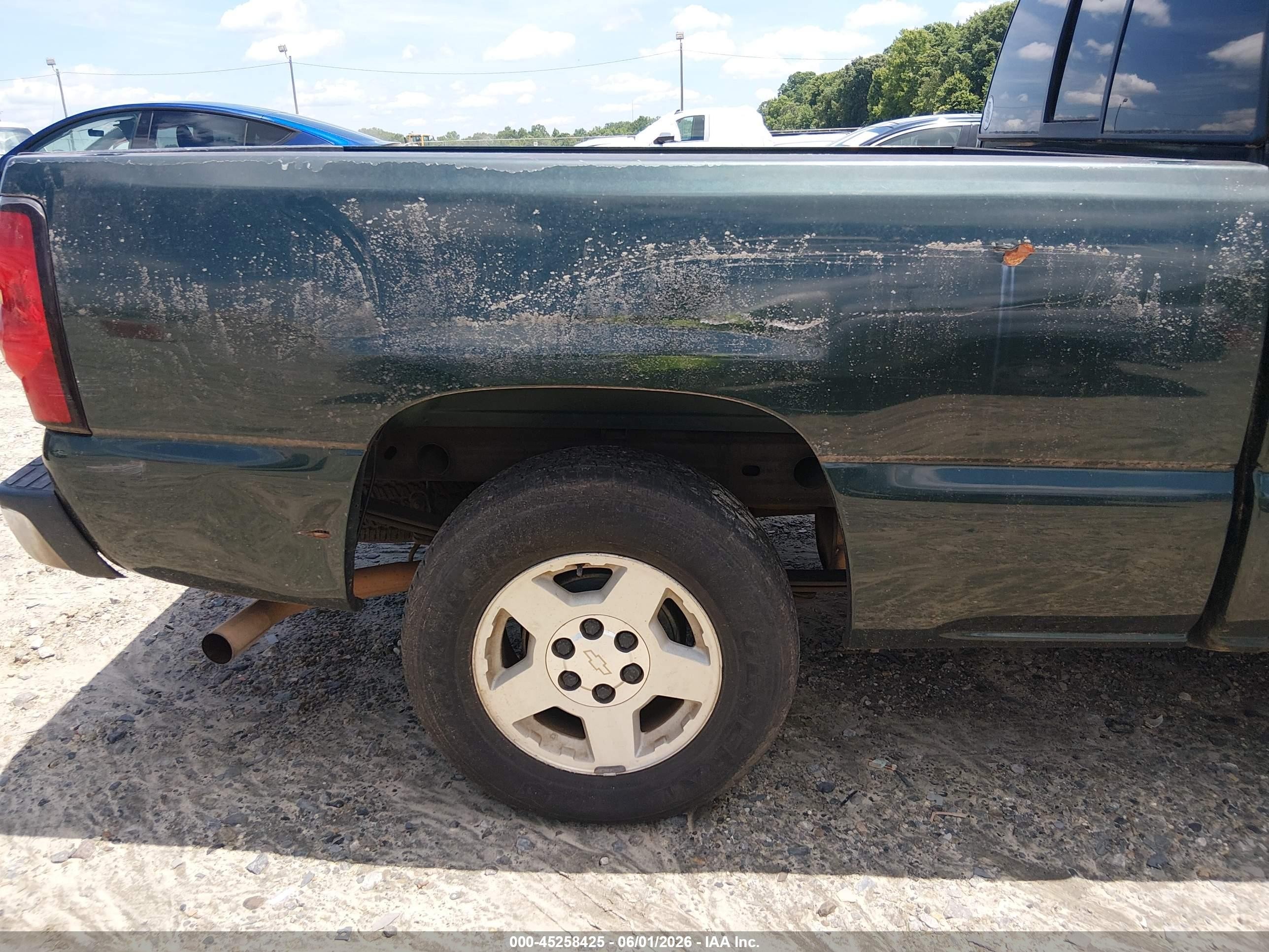 2006 Chevrolet Silverado 1500 Lt3 Green vin: 1GCEC19Z76Z200026