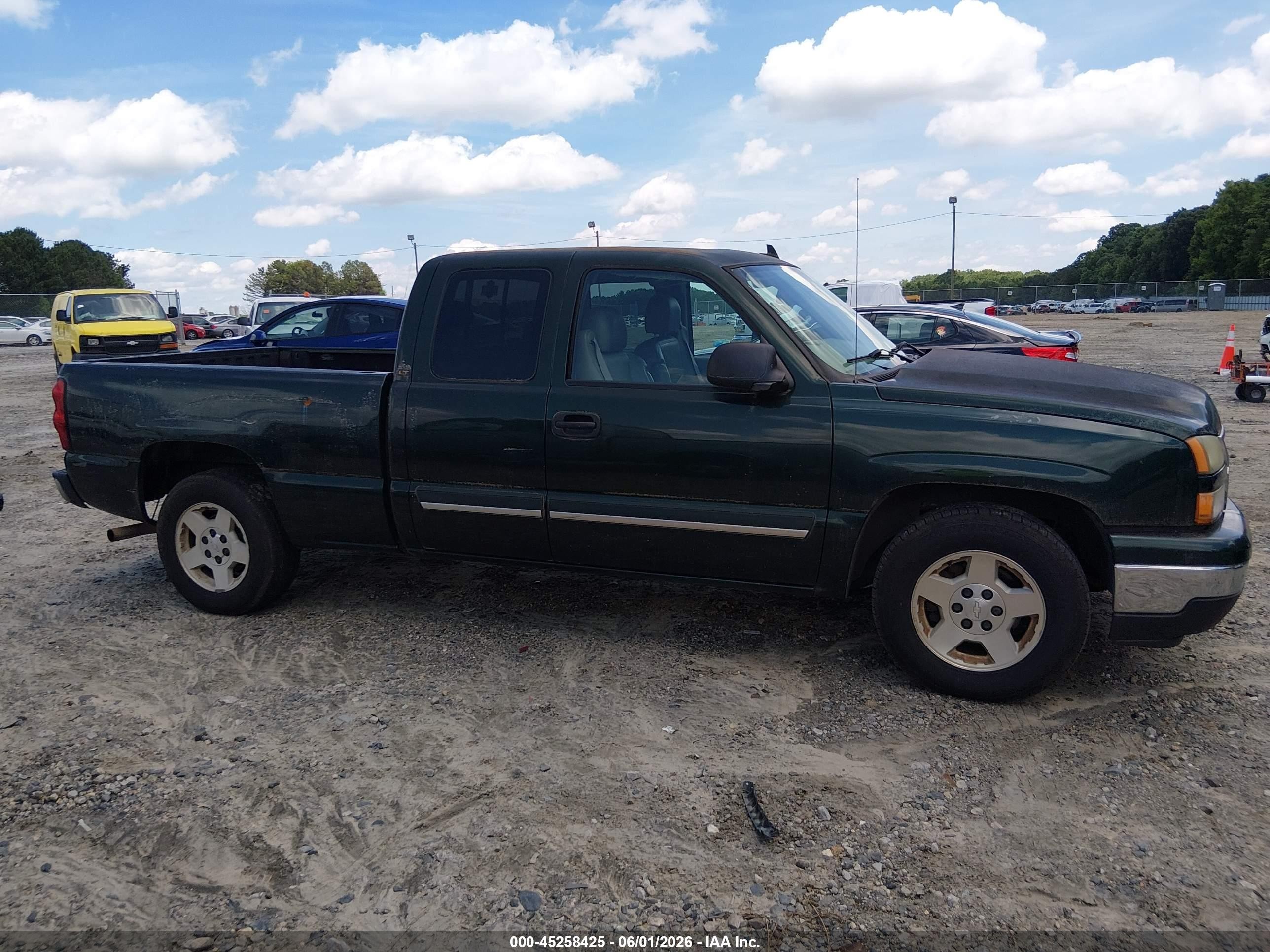 2006 Chevrolet Silverado 1500 Lt3 Green vin: 1GCEC19Z76Z200026