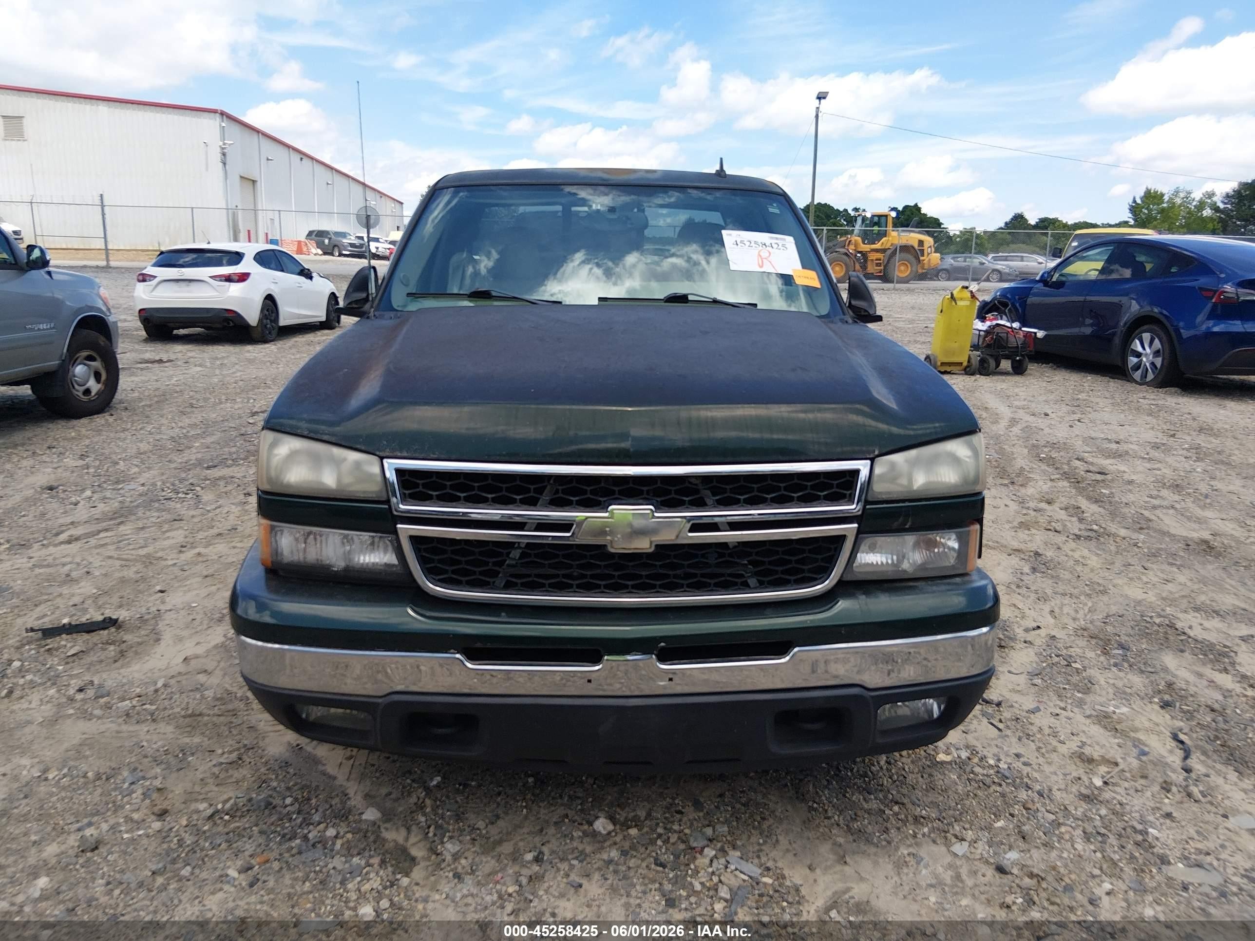 2006 Chevrolet Silverado 1500 Lt3 Green vin: 1GCEC19Z76Z200026