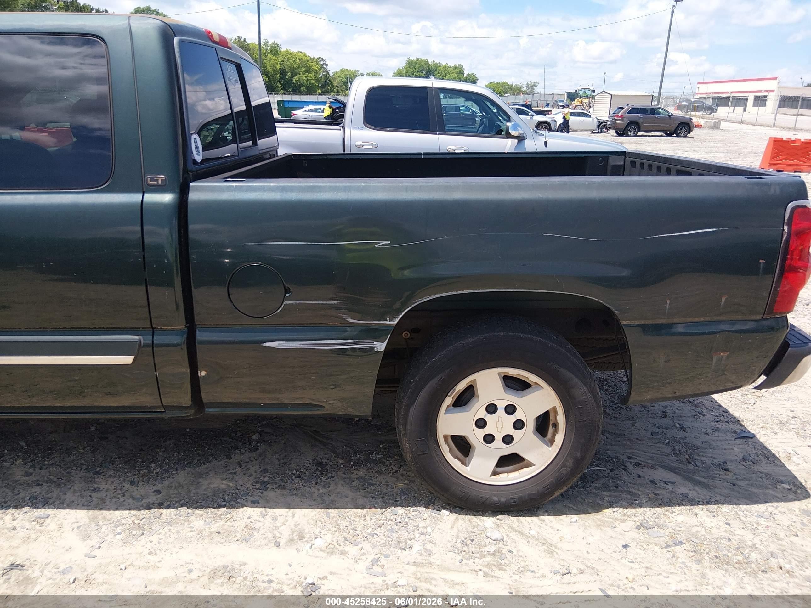 2006 Chevrolet Silverado 1500 Lt3 Green vin: 1GCEC19Z76Z200026
