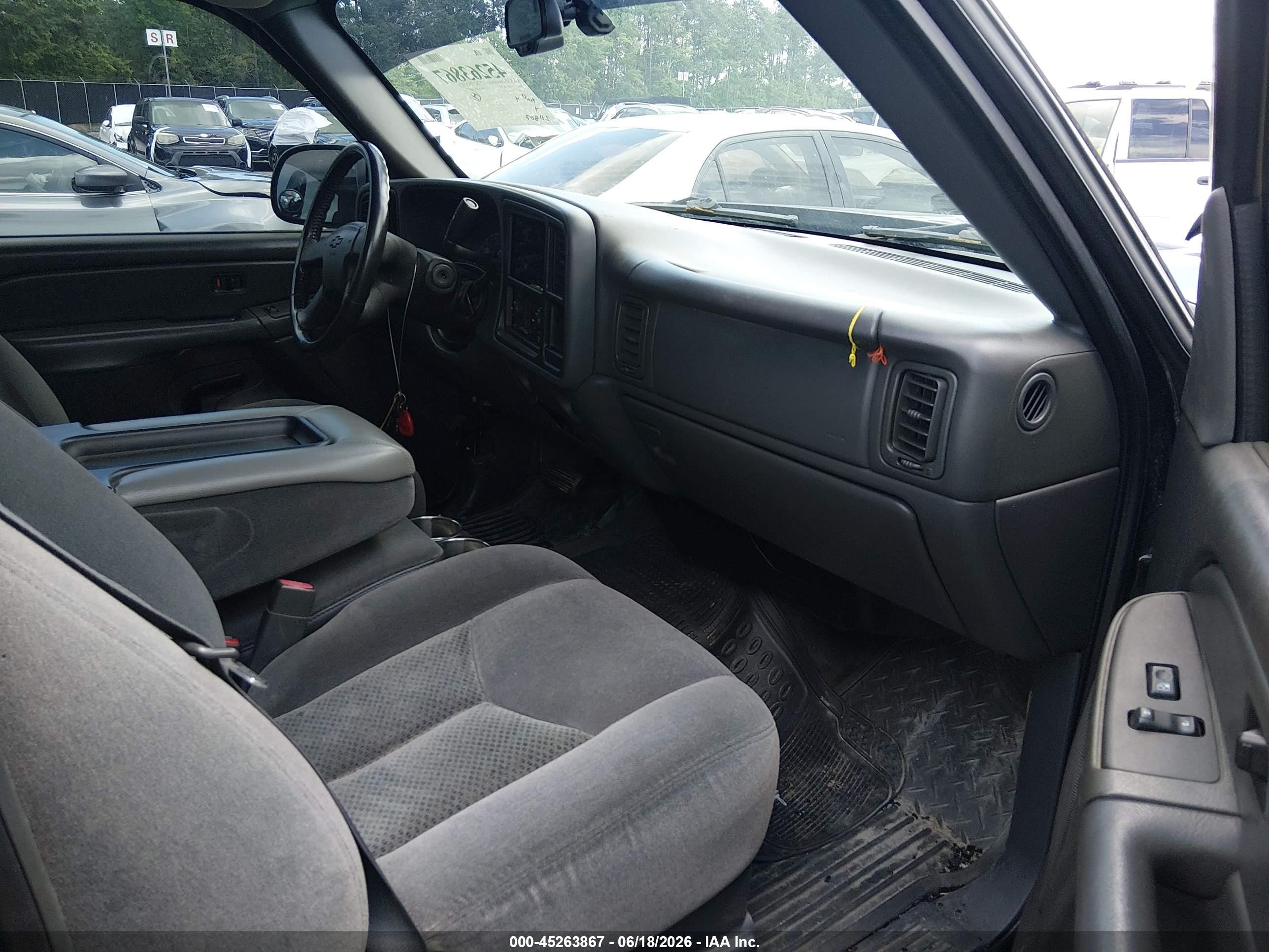 2006 Chevrolet Silverado 1500 Lt1 Black vin: 1GCEC19Z86E204495