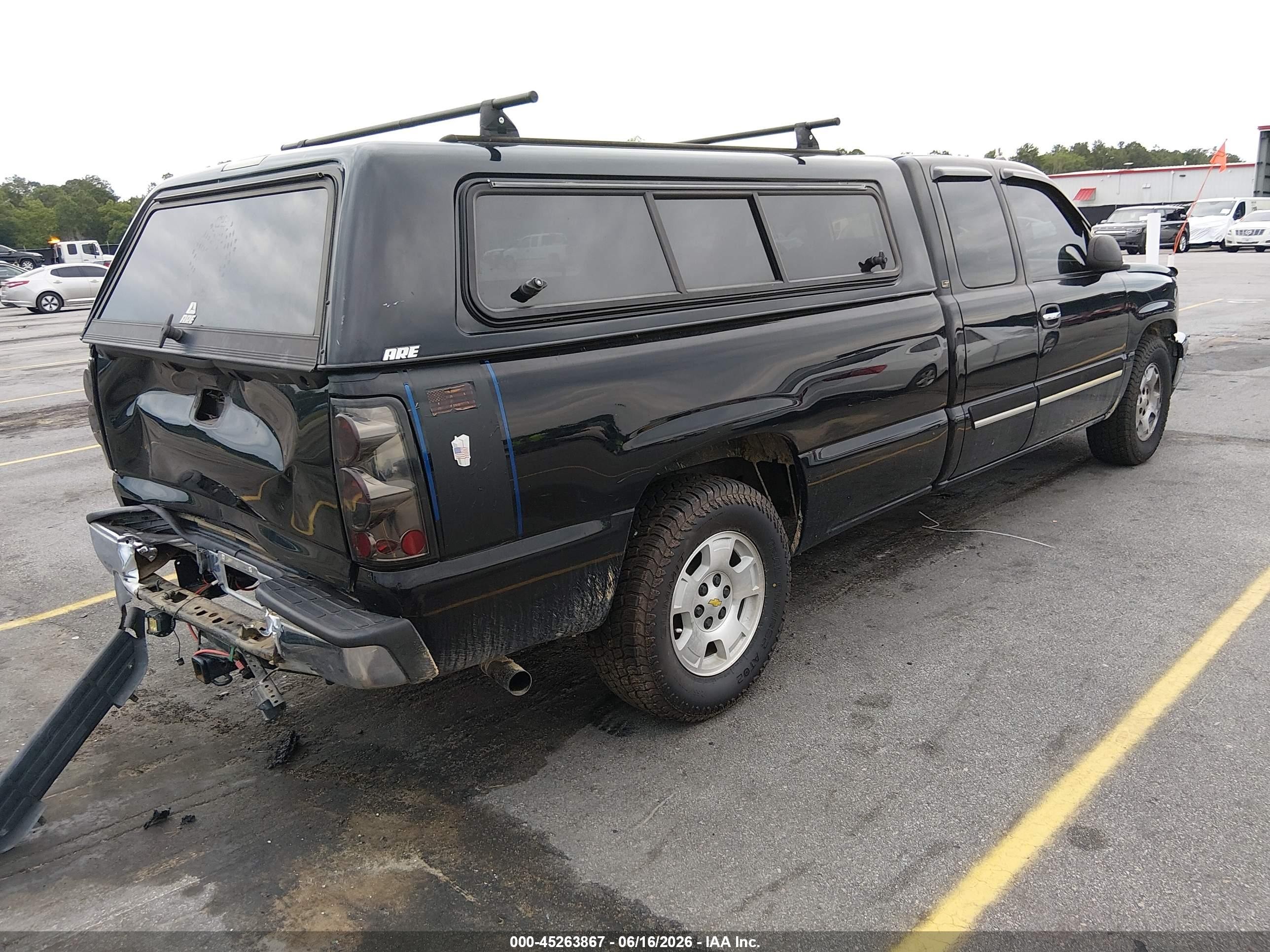 2006 Chevrolet Silverado 1500 Lt1 Black vin: 1GCEC19Z86E204495