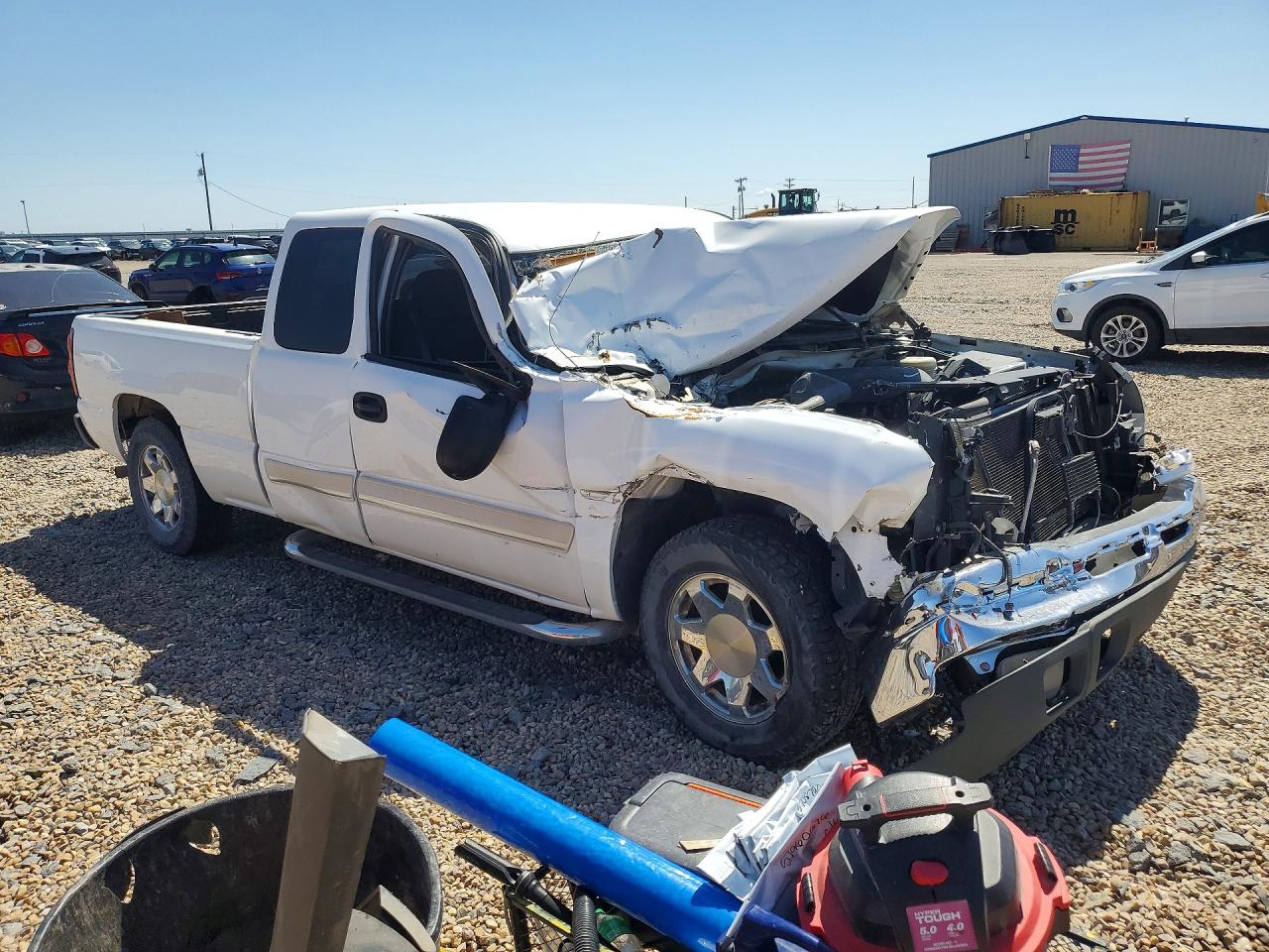 2007 Chevrolet Silverado C1500 Classic White vin: 1GCEC19Z87Z142042