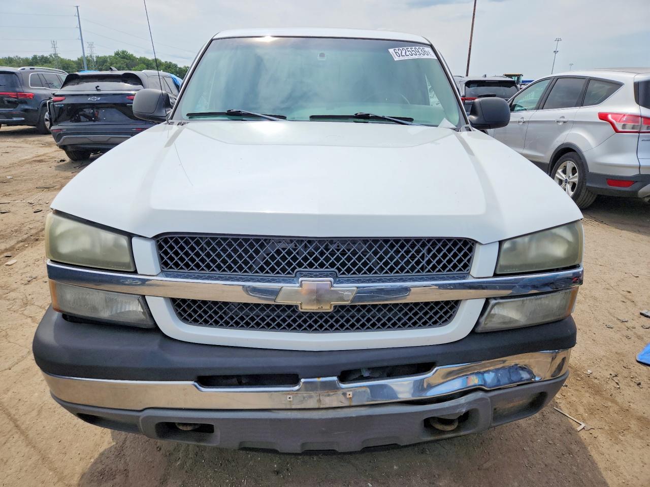 2005 Chevrolet Silverado C1500 White vin: 1GCEC19ZX5Z278850